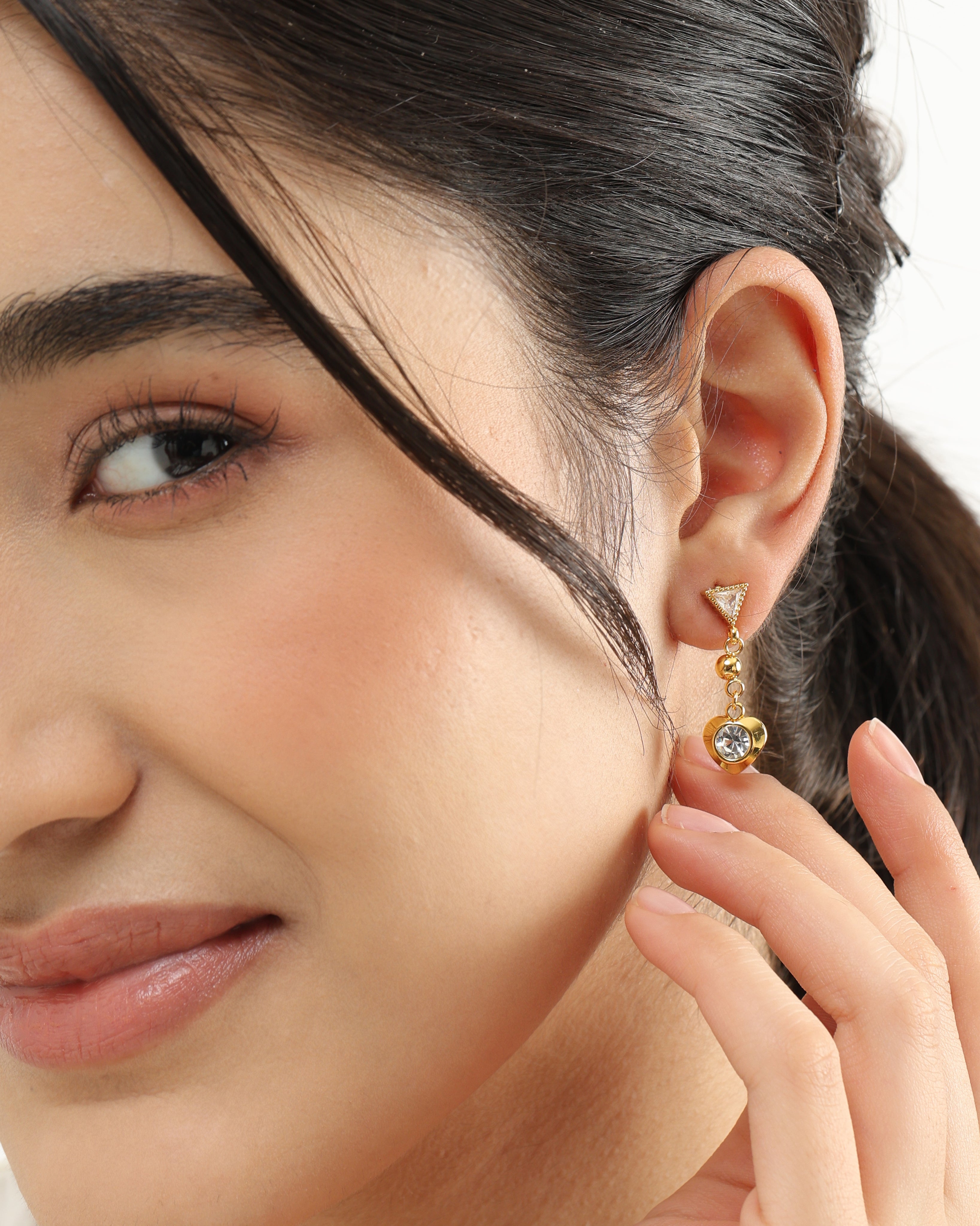 Eterna Glow 18K Gold Plated Earrings