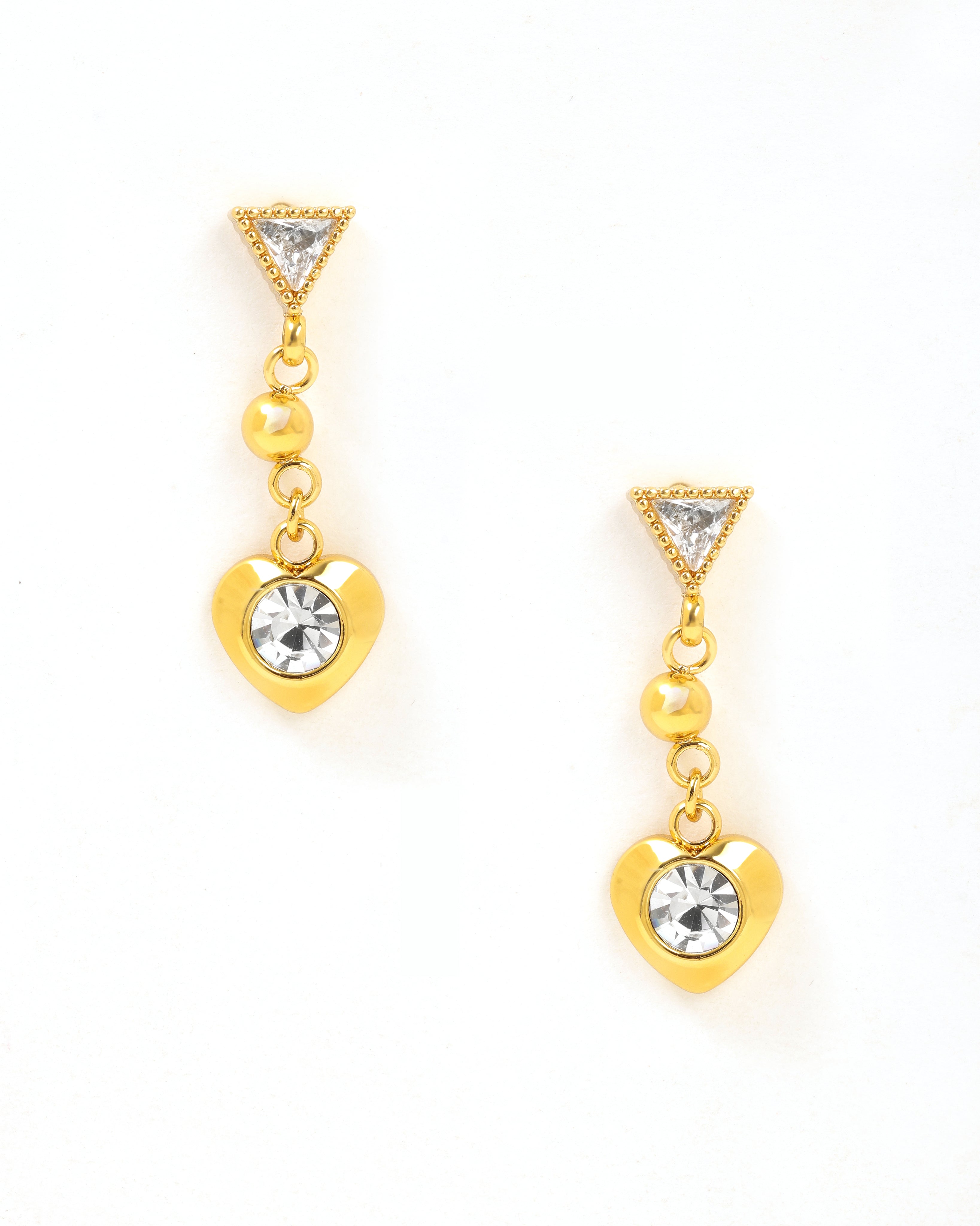 Eterna Glow 18K Gold Plated Earrings