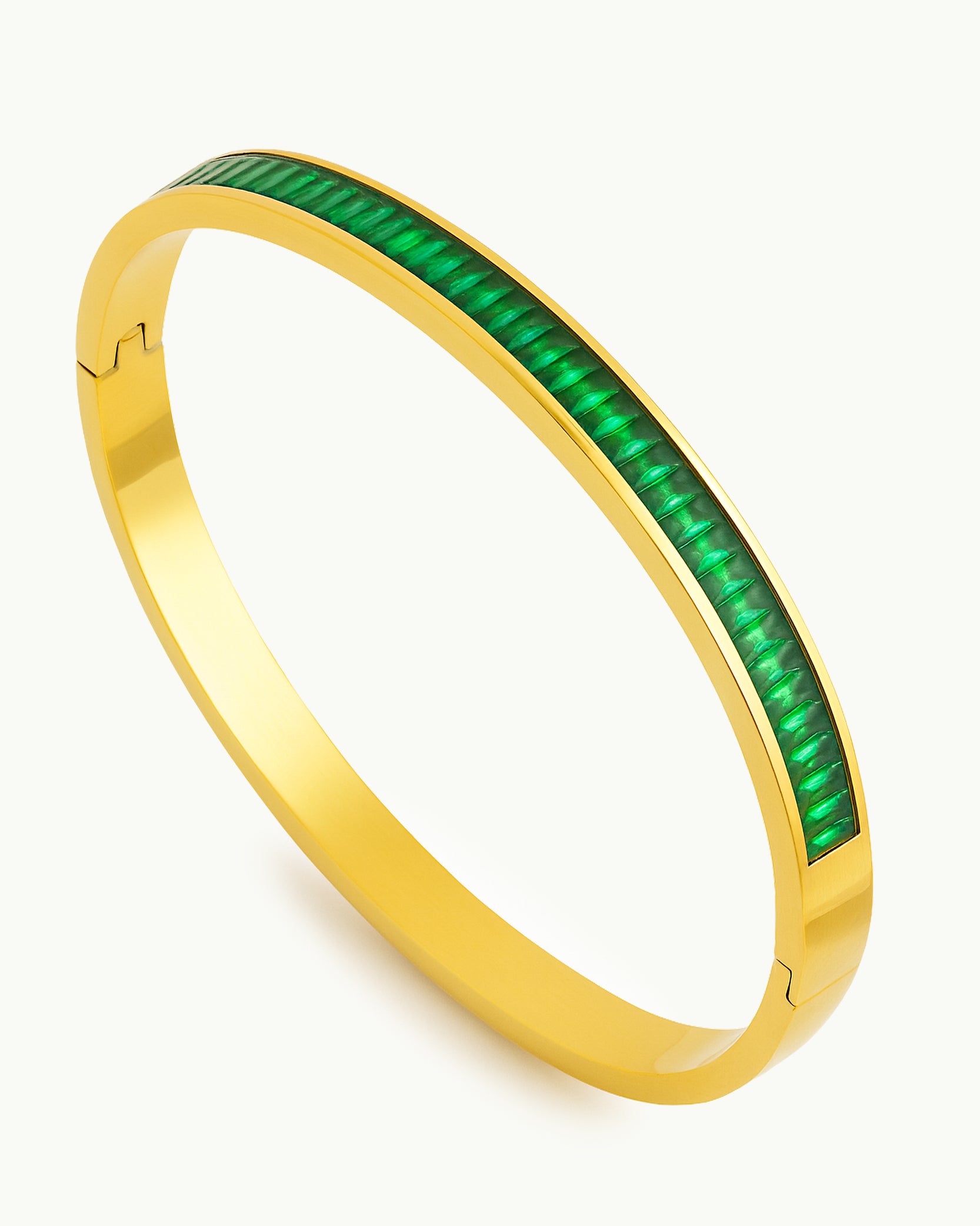 Jade 18K Gold Plated Bracelet
