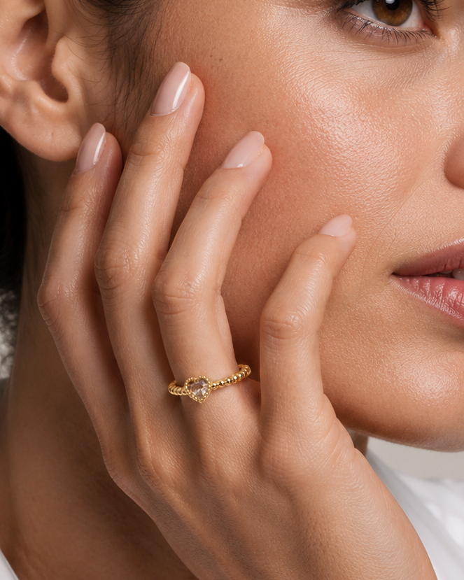 Grace 18K Gold Plated Ring