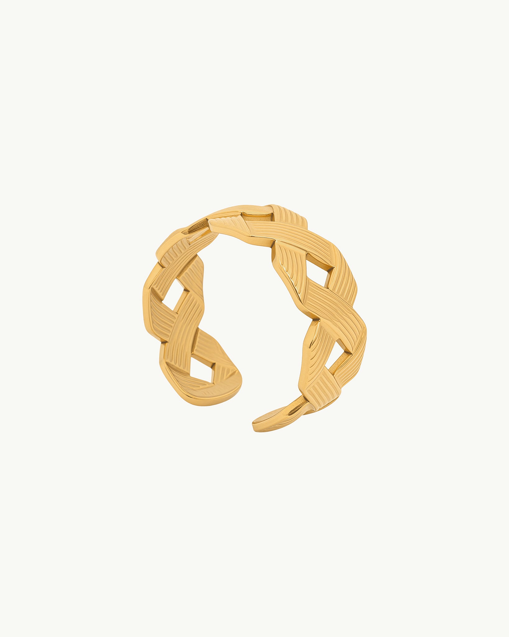 Golden Knot 18K Gold Plated Ring