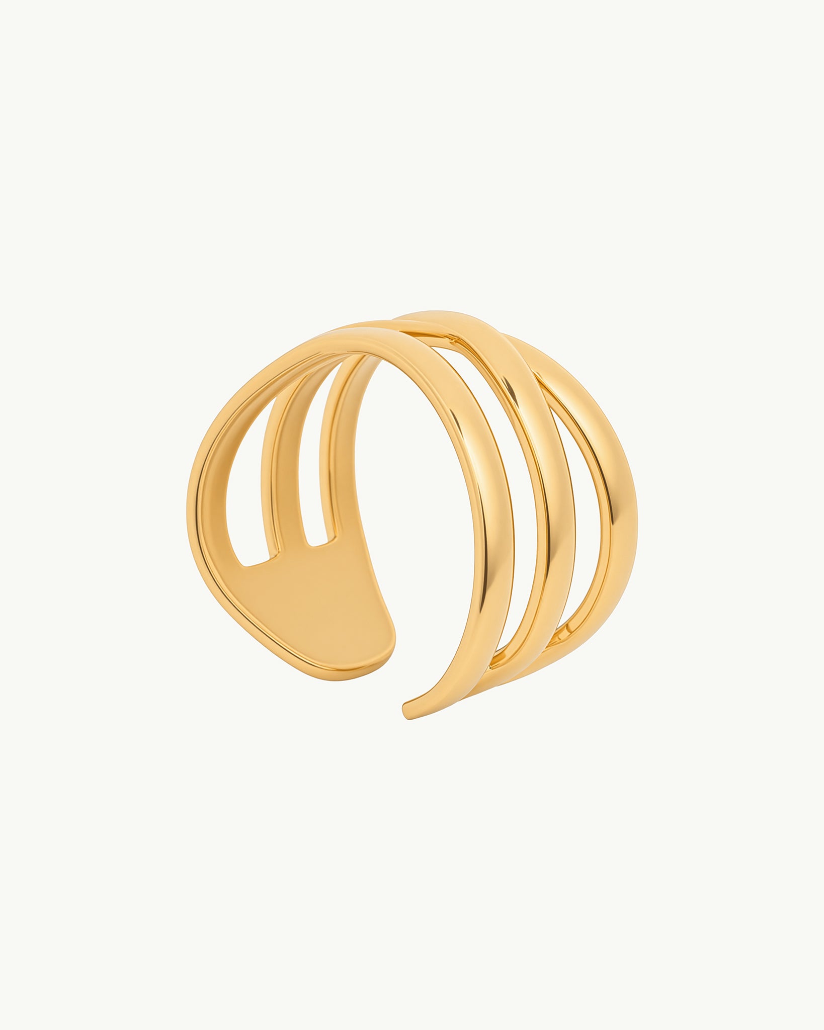 Infinity 18K Gold Plated Ring