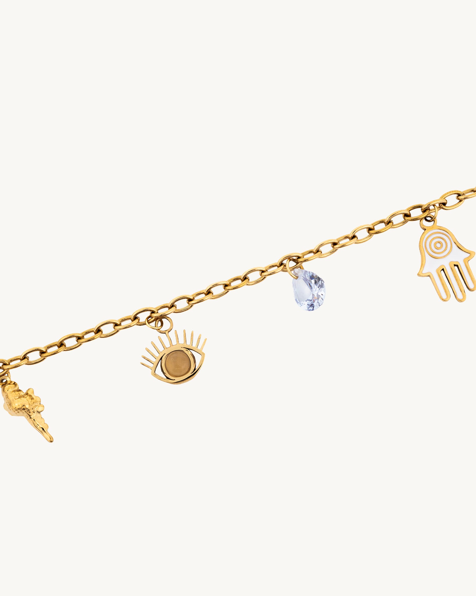 Mystic Charms 18K Gold Plated Bracelet