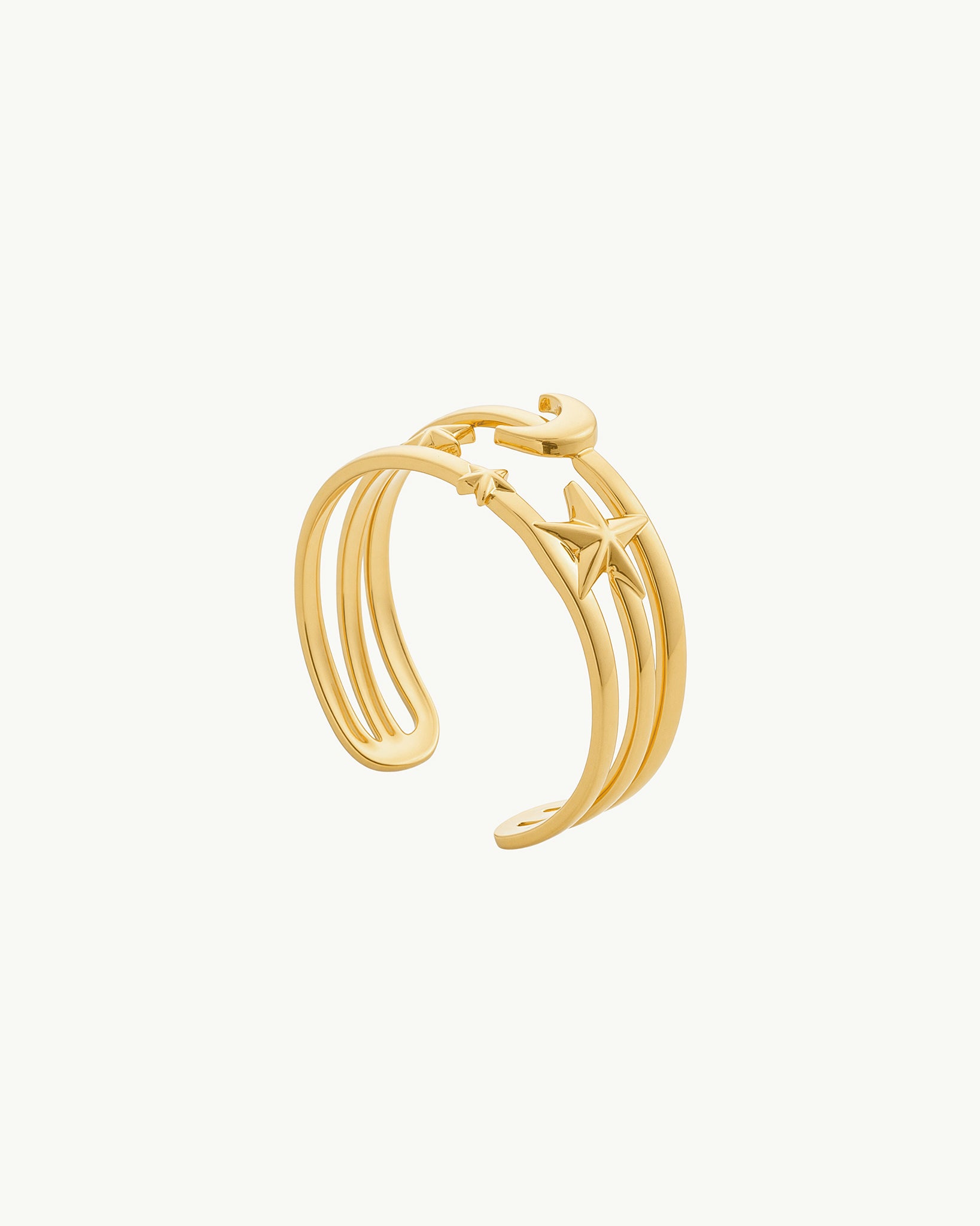 Cosmic 18K Gold Plated Ring