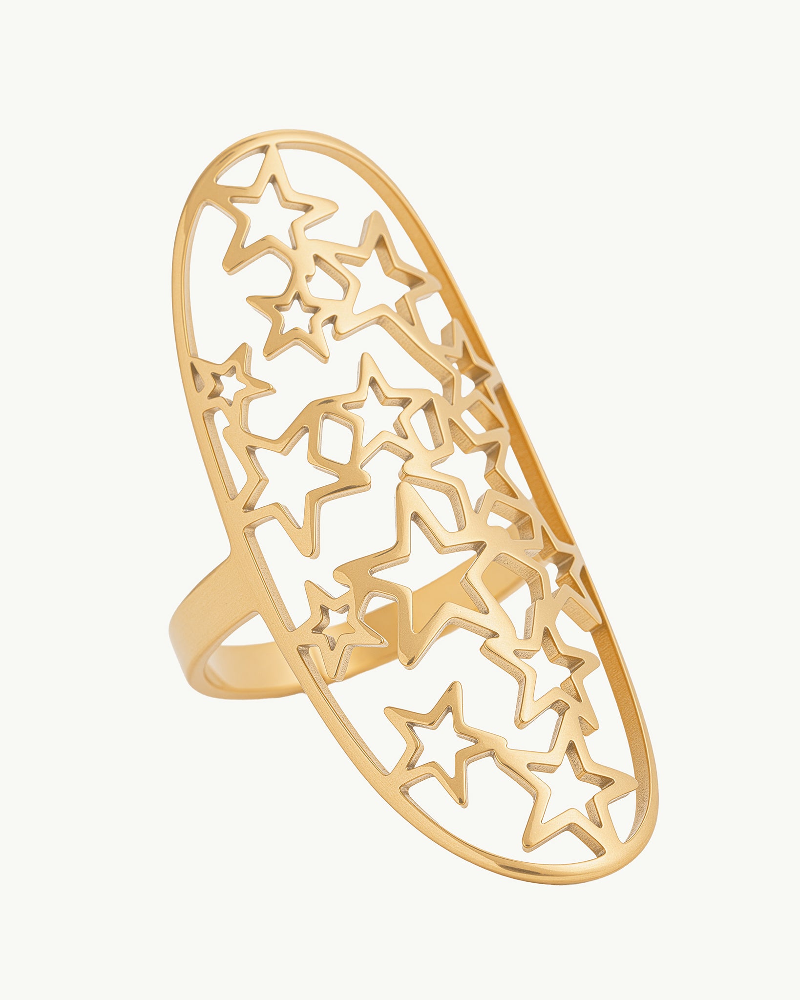 Star Statement 18K Gold Plated Ring