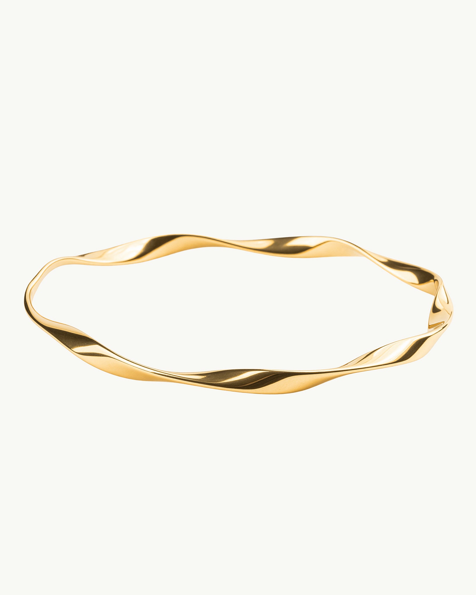 Wave 18K Gold Plated Bracelet