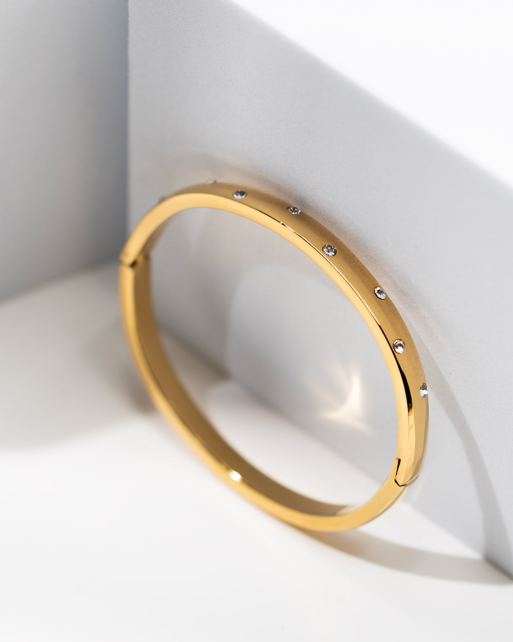 Gold Crystal 18K Gold Plated Bracelet