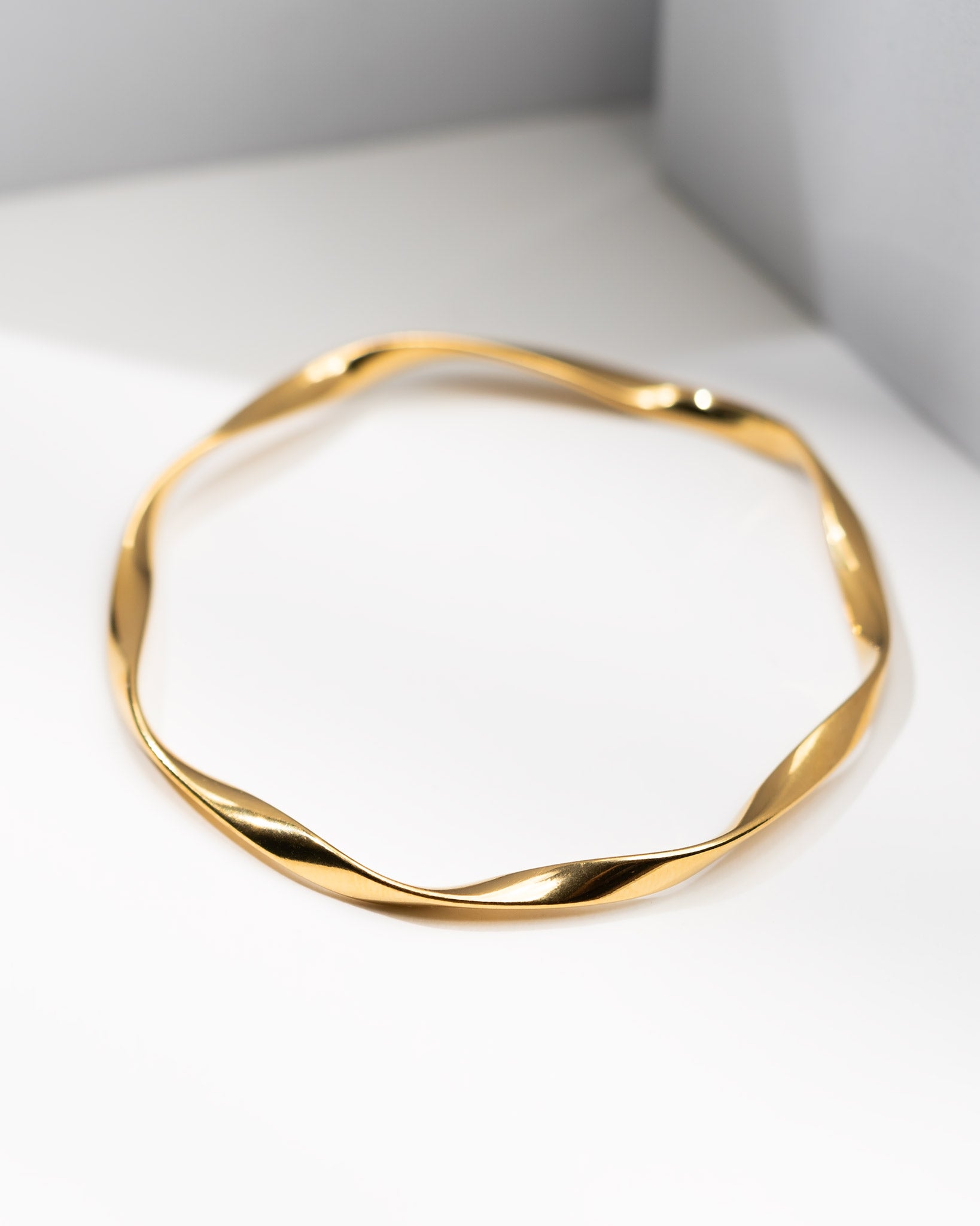Wave 18K Gold Plated Bracelet