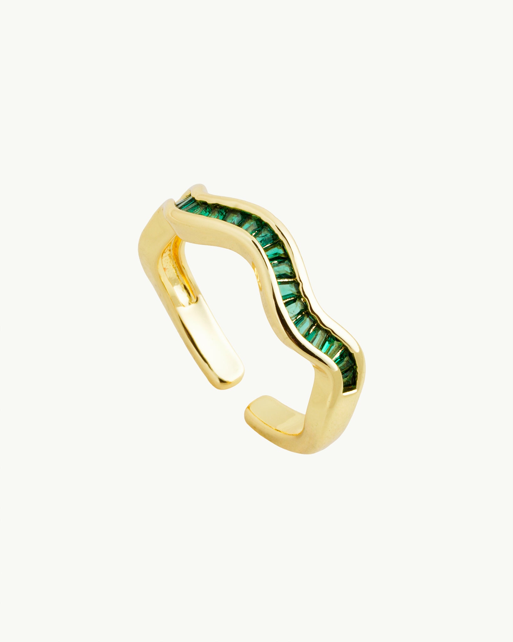 Gleam 18K Gold Plated Ring