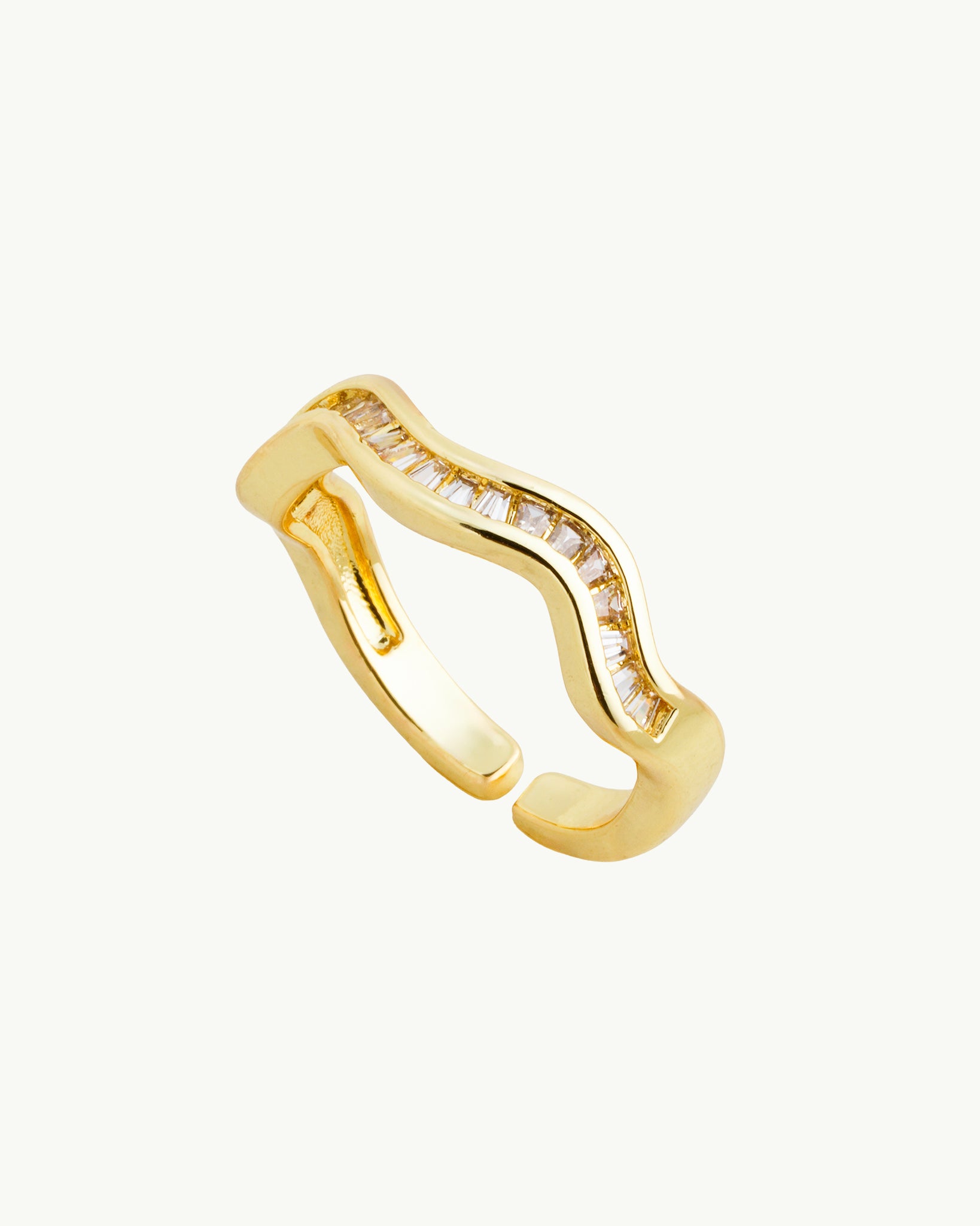 Gleam 18K Gold Plated Ring