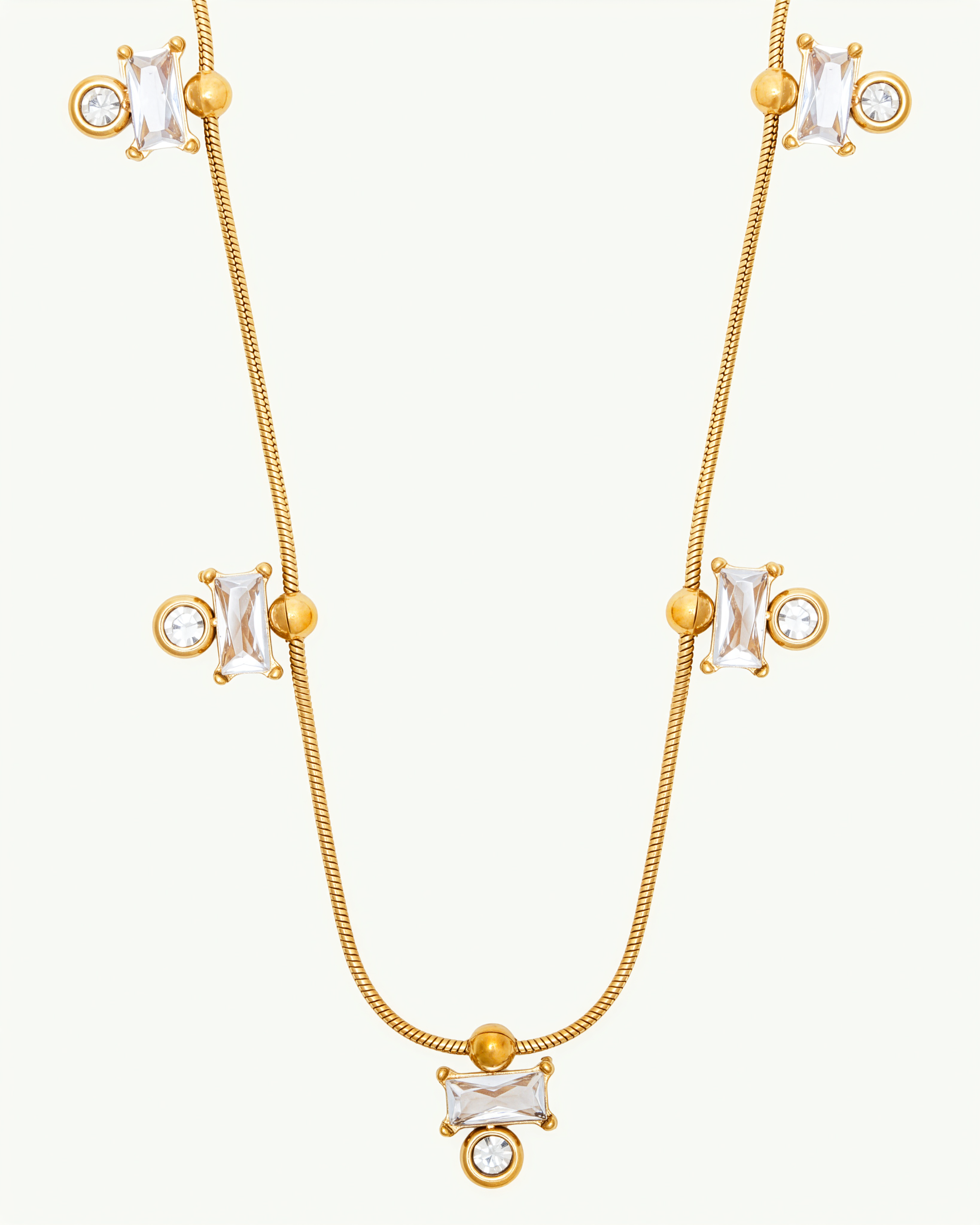 Elena 18K Gold Platged Necklace