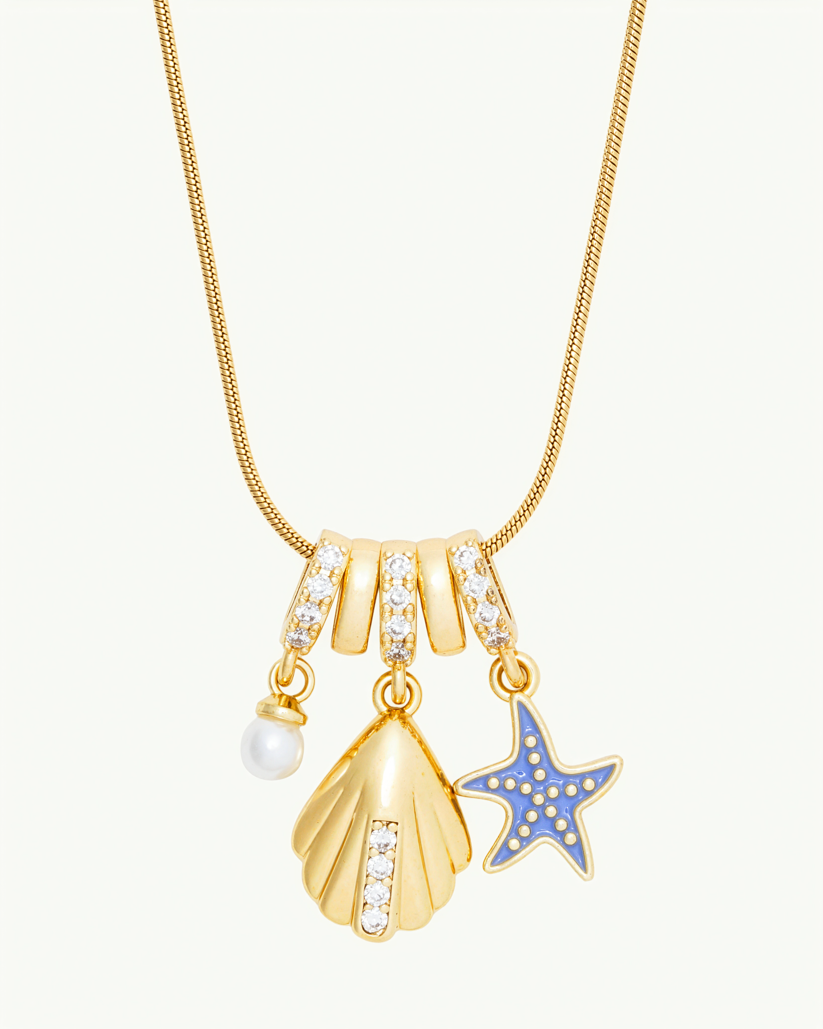Ocean 18K Gold Plated Necklace