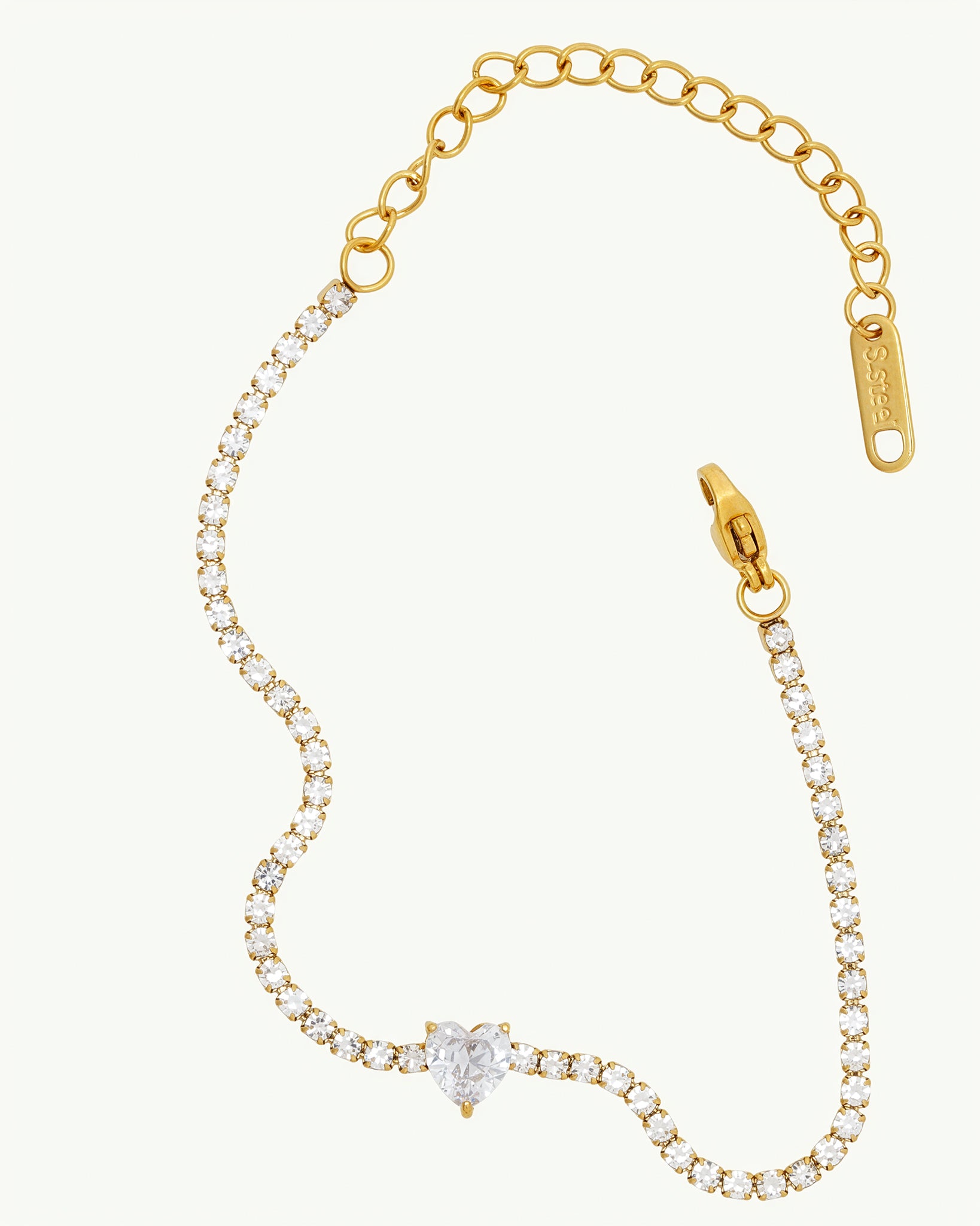 Elara 18K Gold Plated Tennis Bracelet