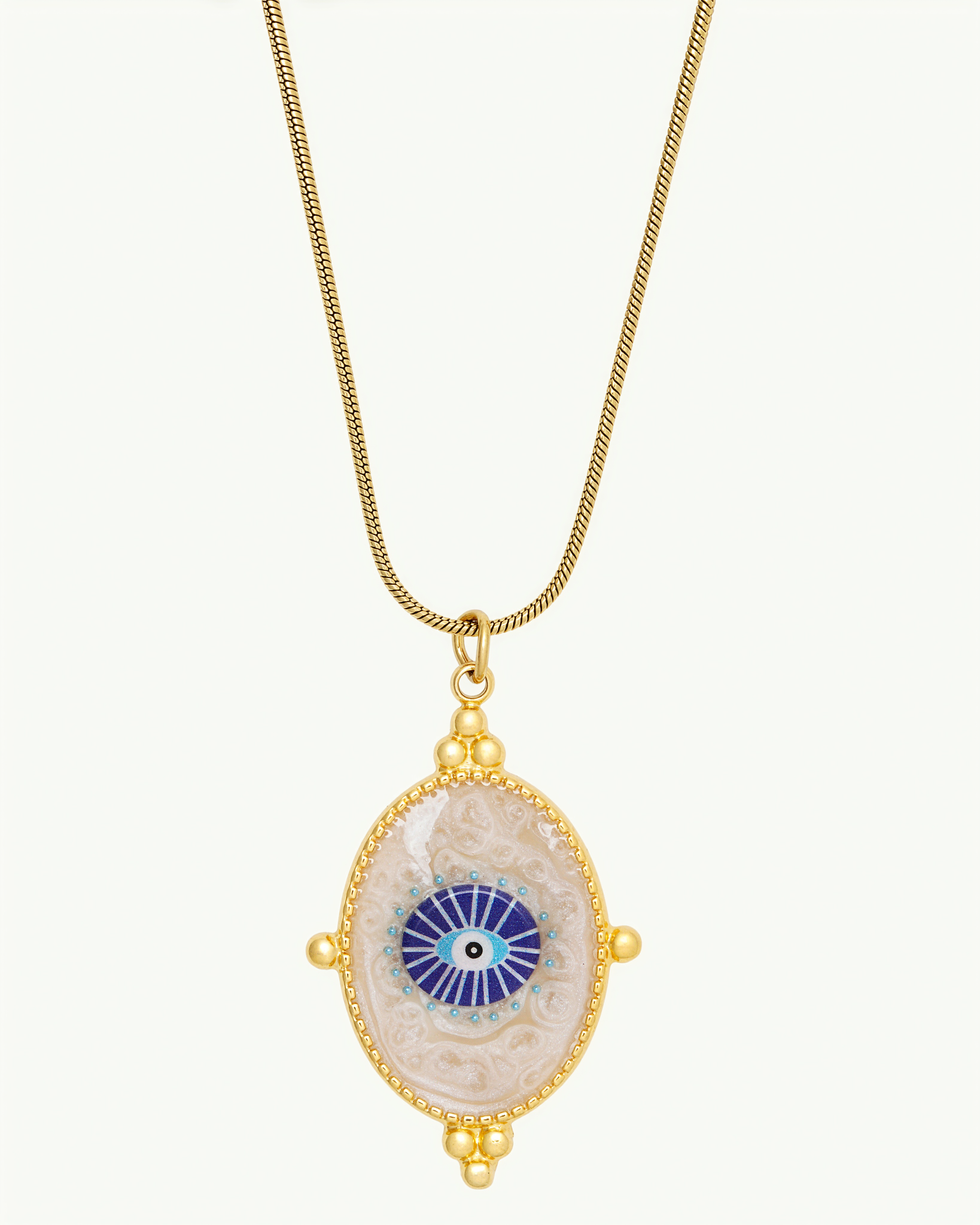 Evil Eye 18K Gold Plated Necklace