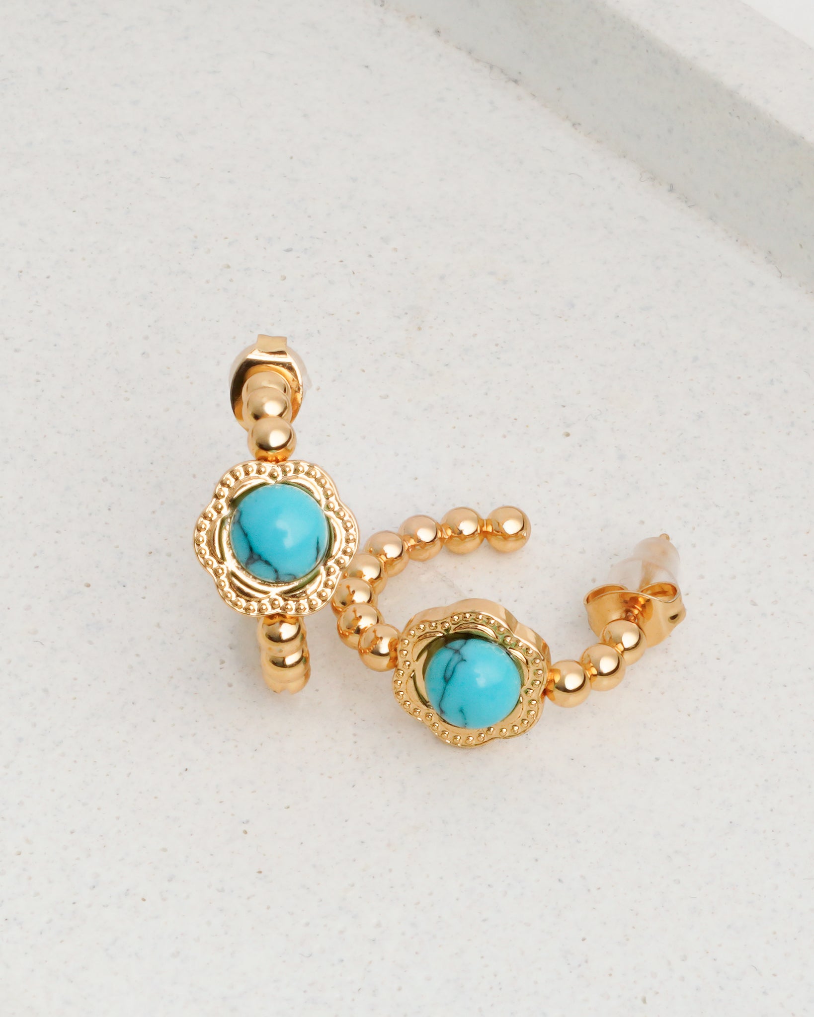 Laguna 18K Gold Plated Hoops