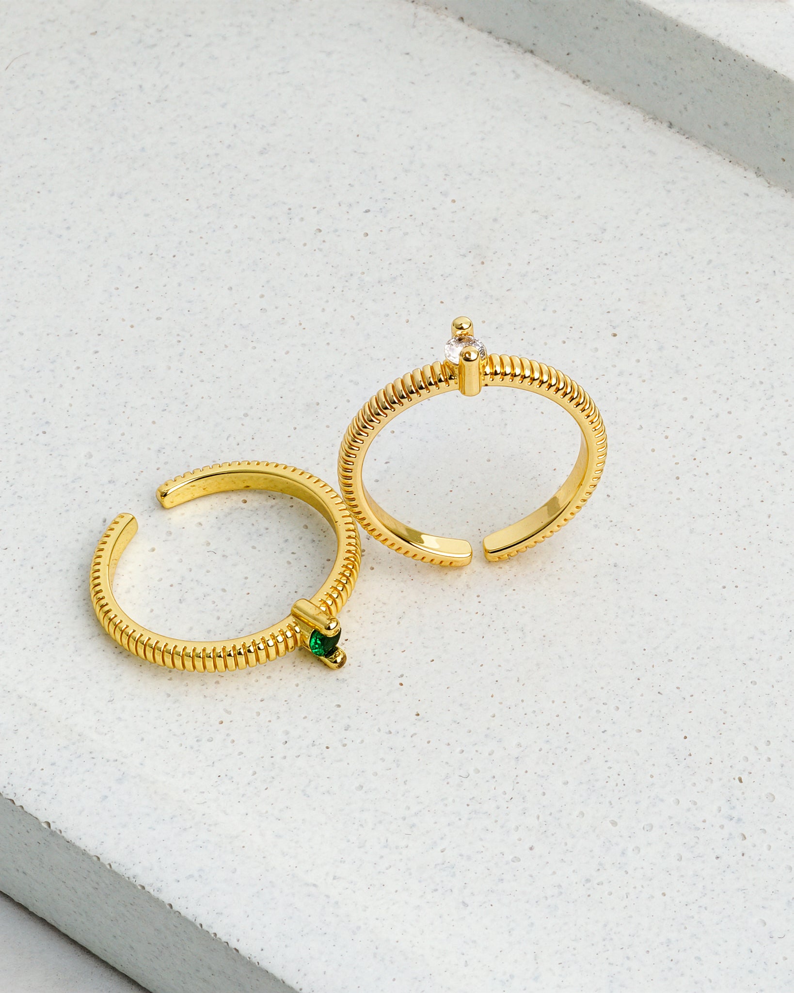 Iris 18K Gold Plated Ring
