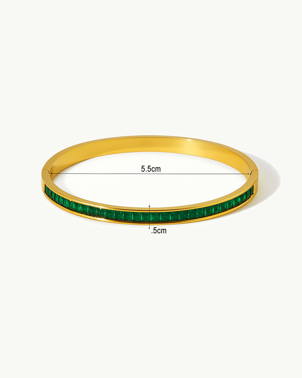 Jade 18K Gold Plated Baby Bracelet