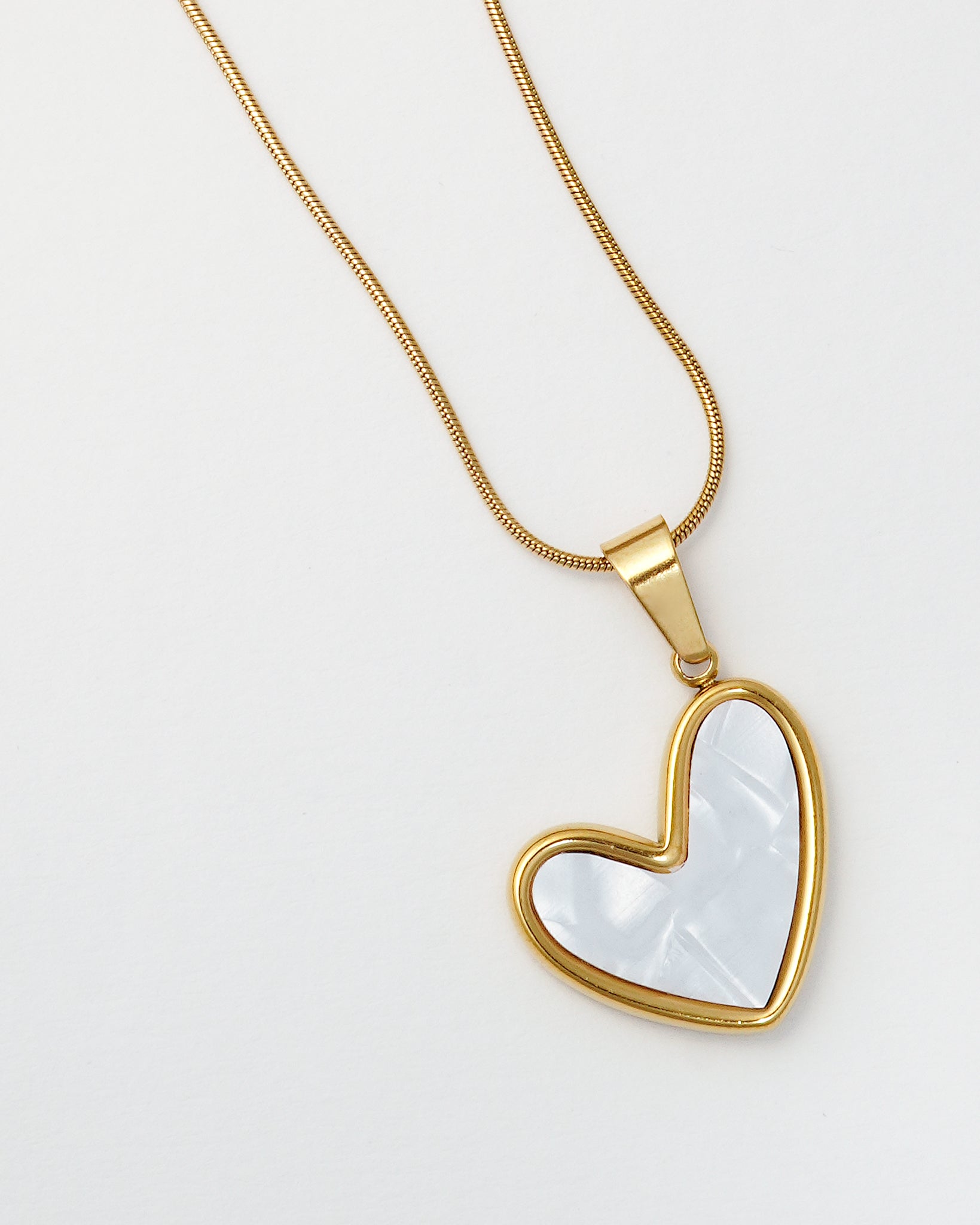 Dainty Heart 18K Gold Plated Set