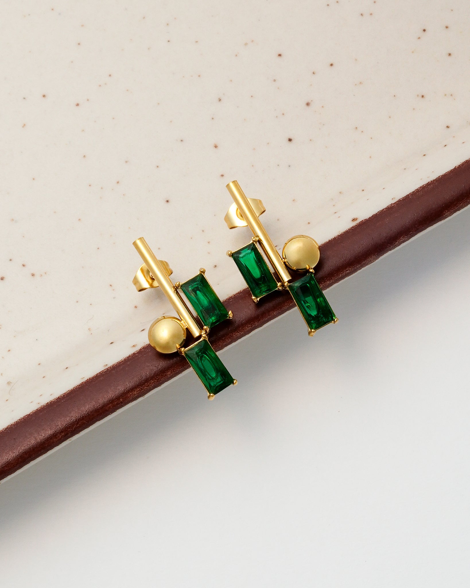 Emeric 18K Gold Plated Earrings