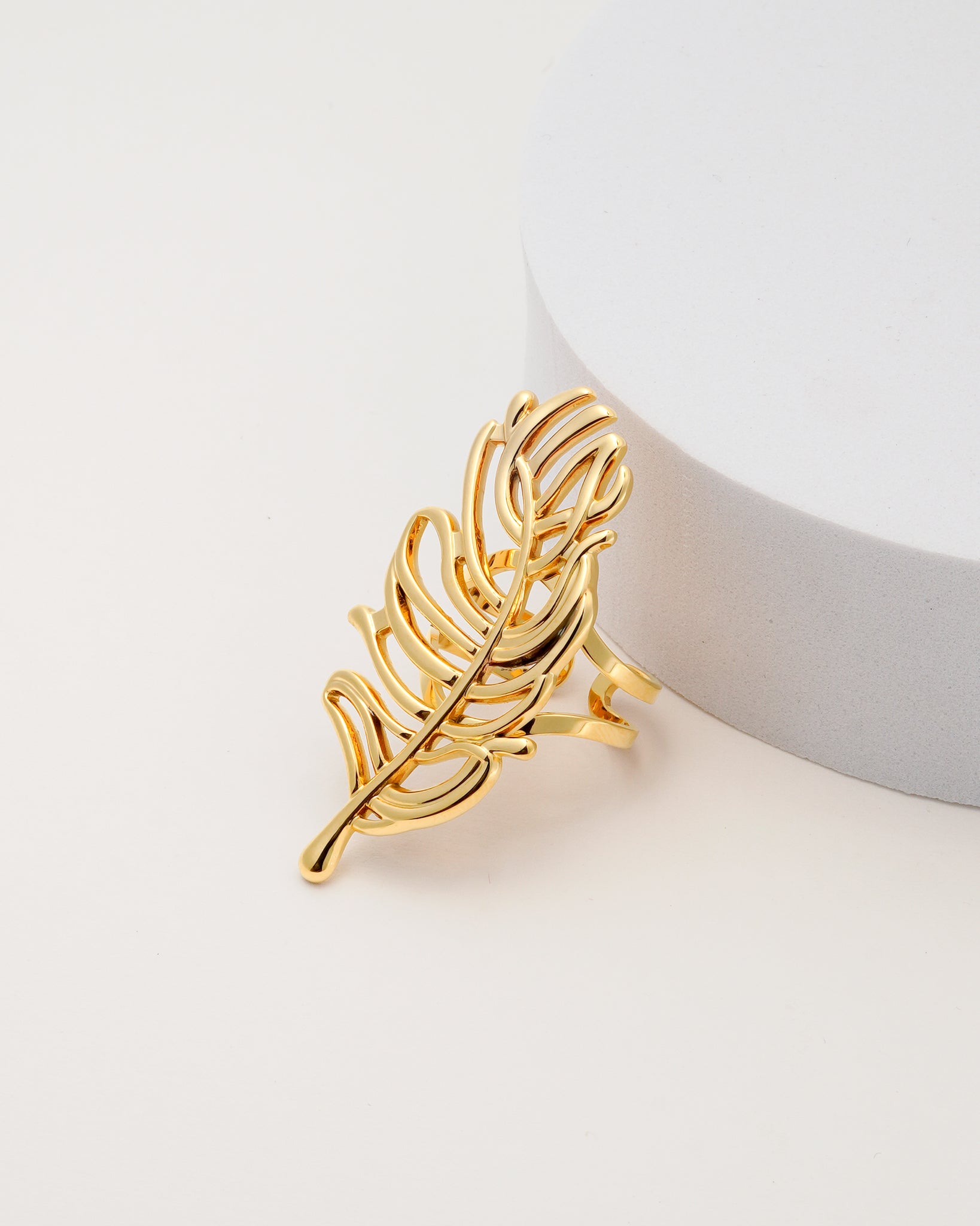 Aura Statement 18K Gold Plated Ring