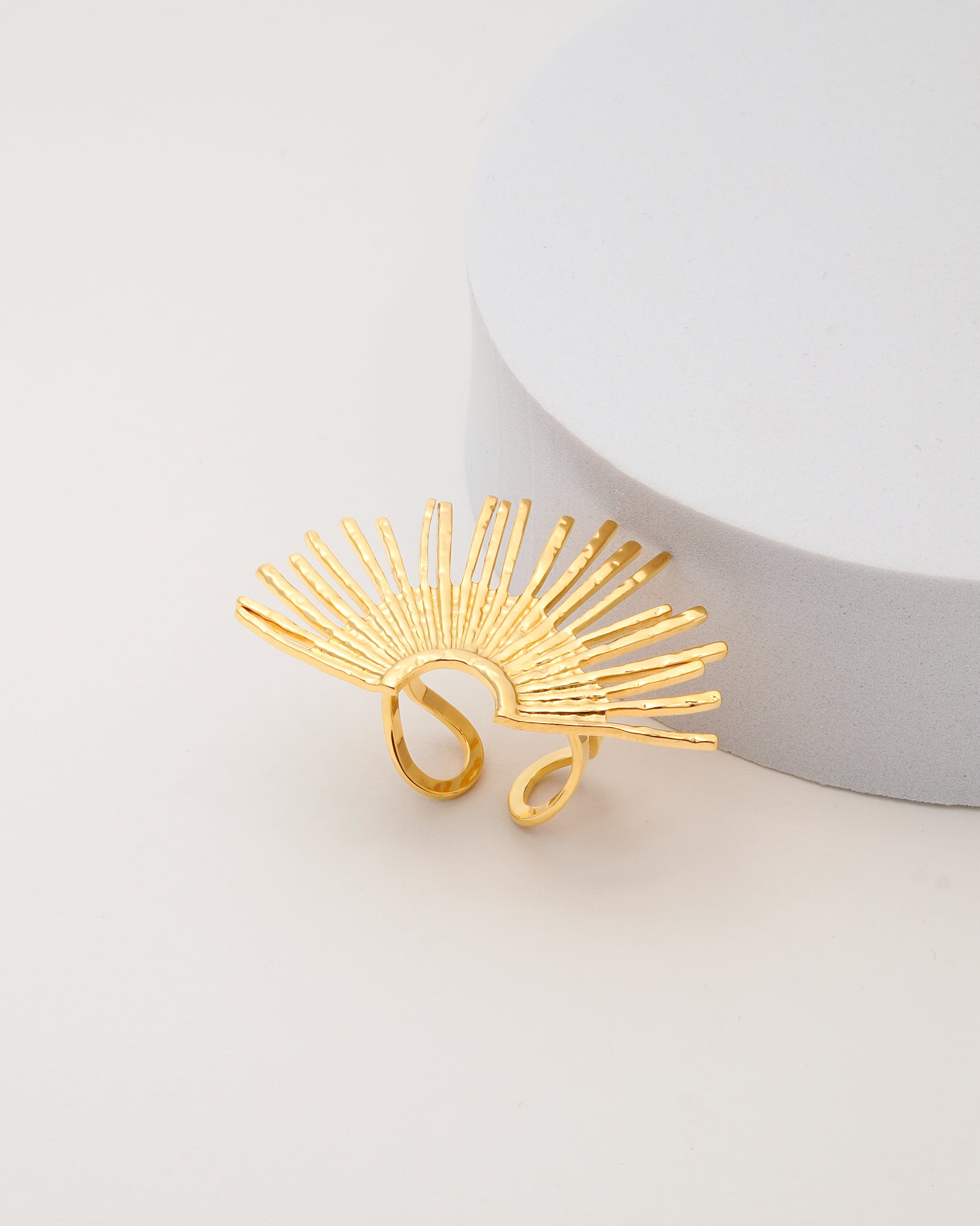 Solara 18K Gold Plated Ring