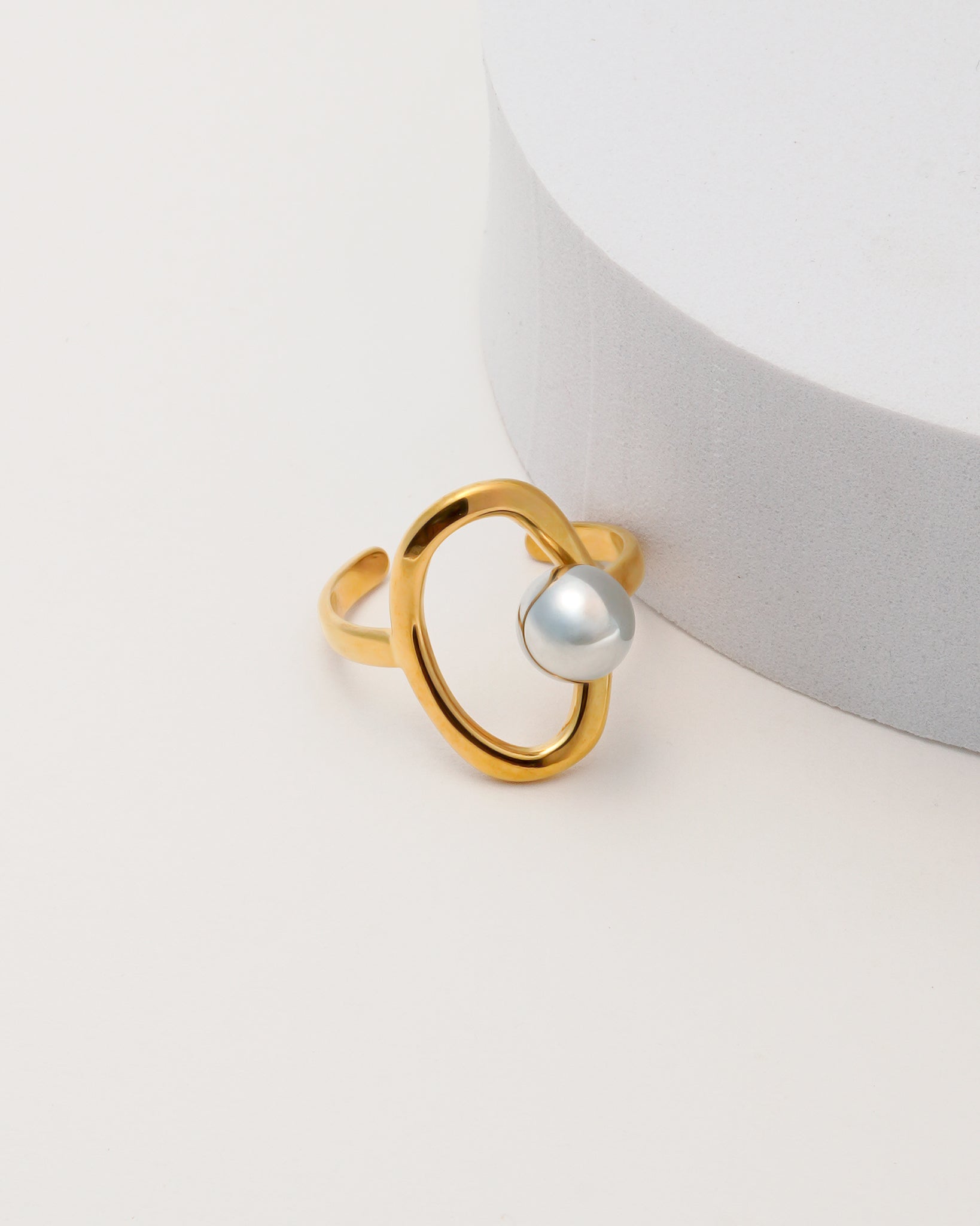 Nova 18K Gold Plated Ring
