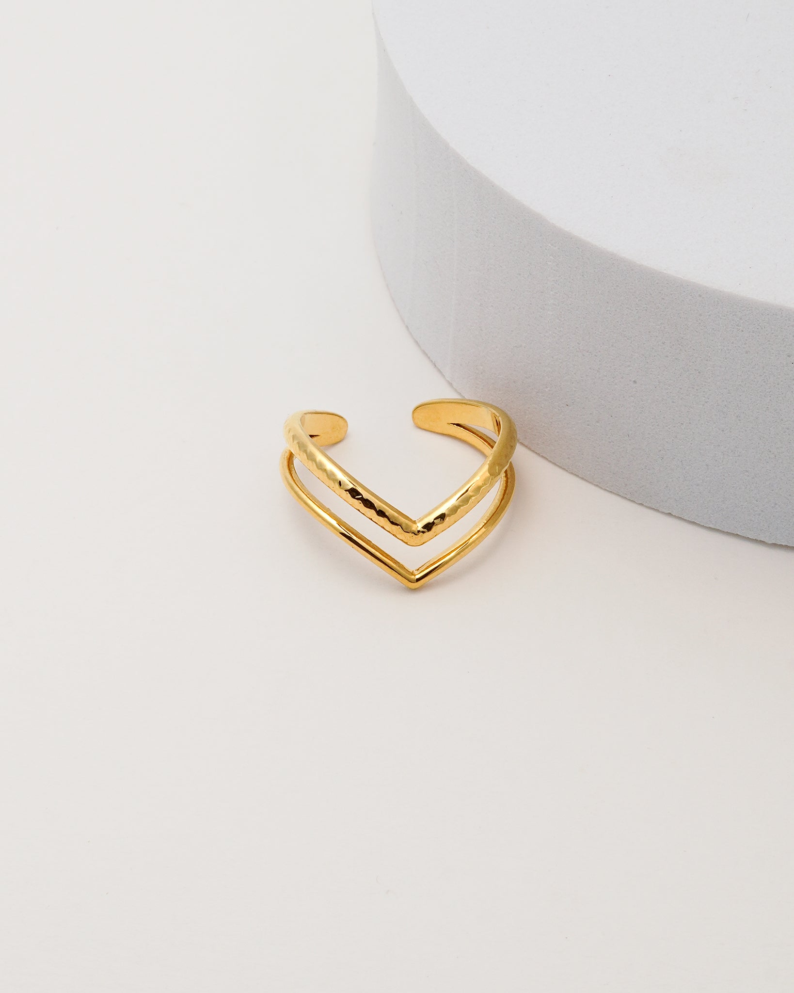 Vera 18K Gold Plated Ring