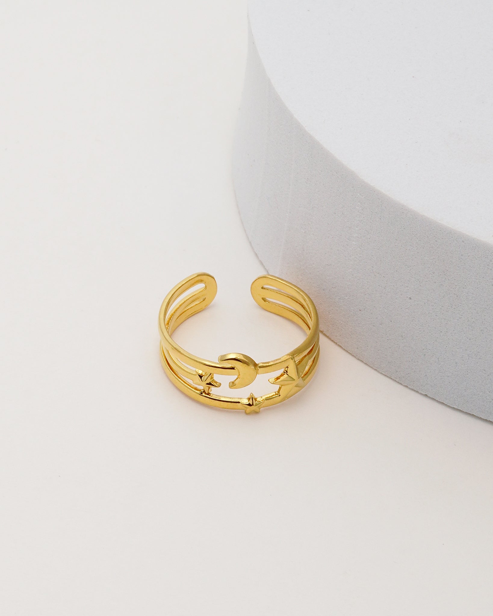 Cosmic 18K Gold Plated Ring