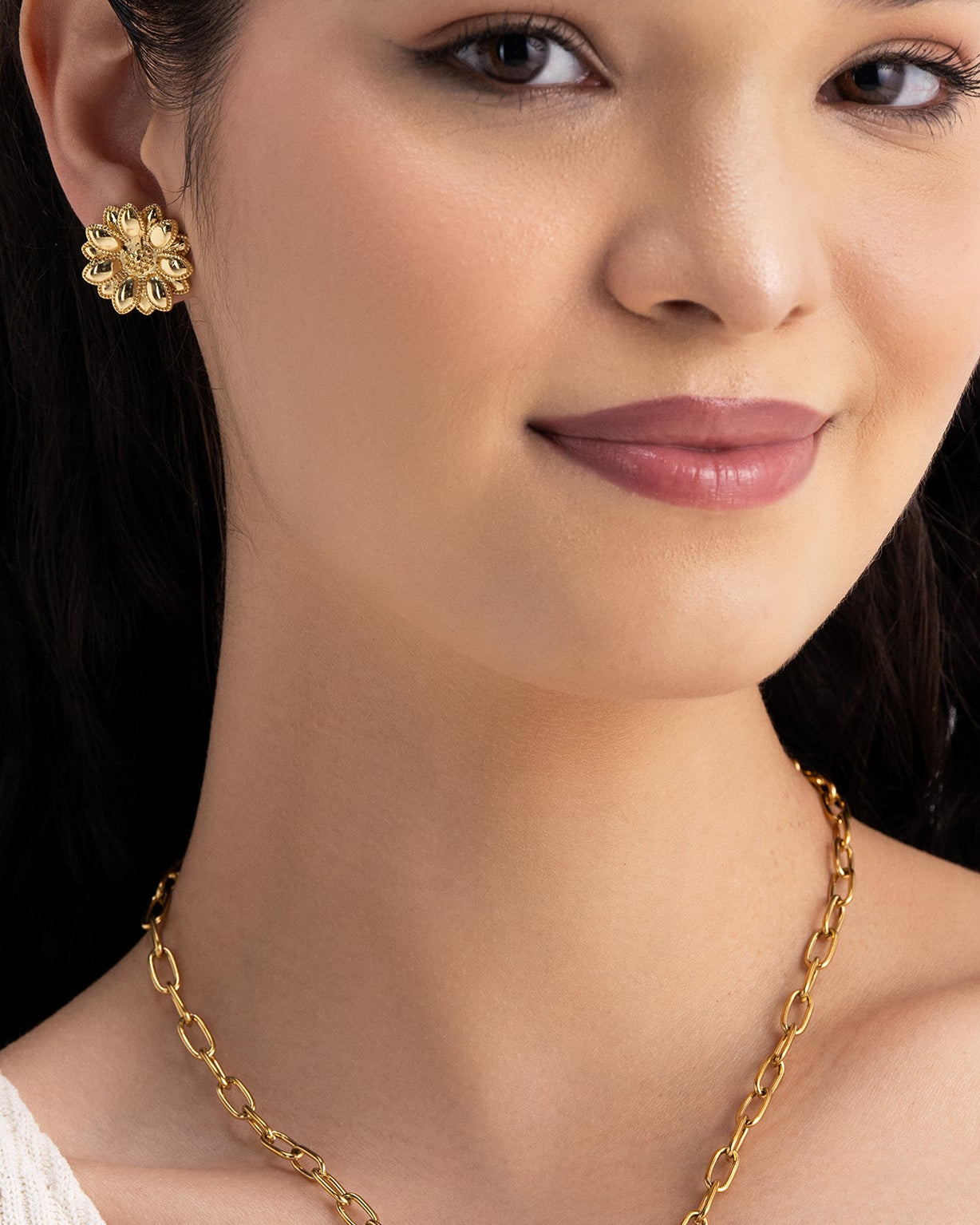 Sole Fiore 18K Gold Plated Earrings
