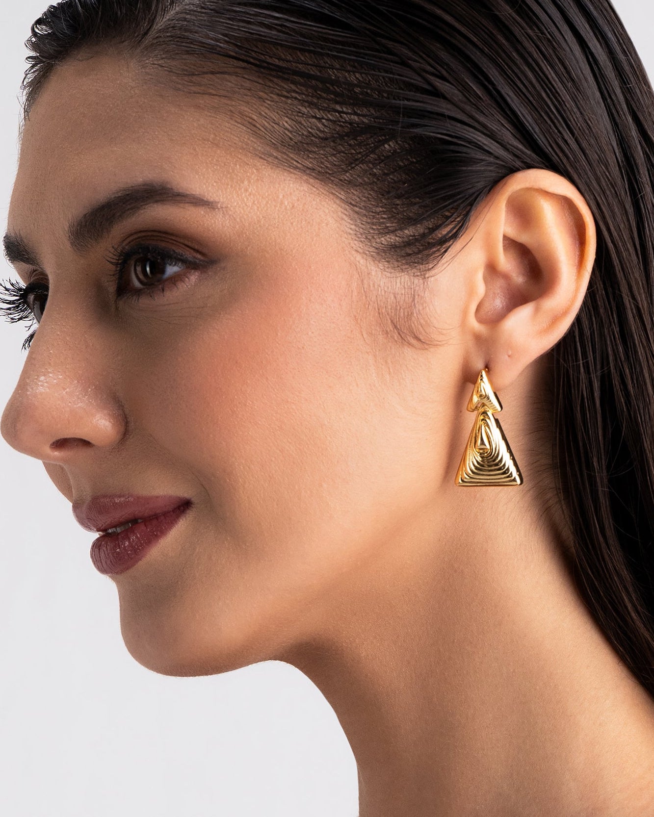 Viva Stud 18K Gold Plated Earrings