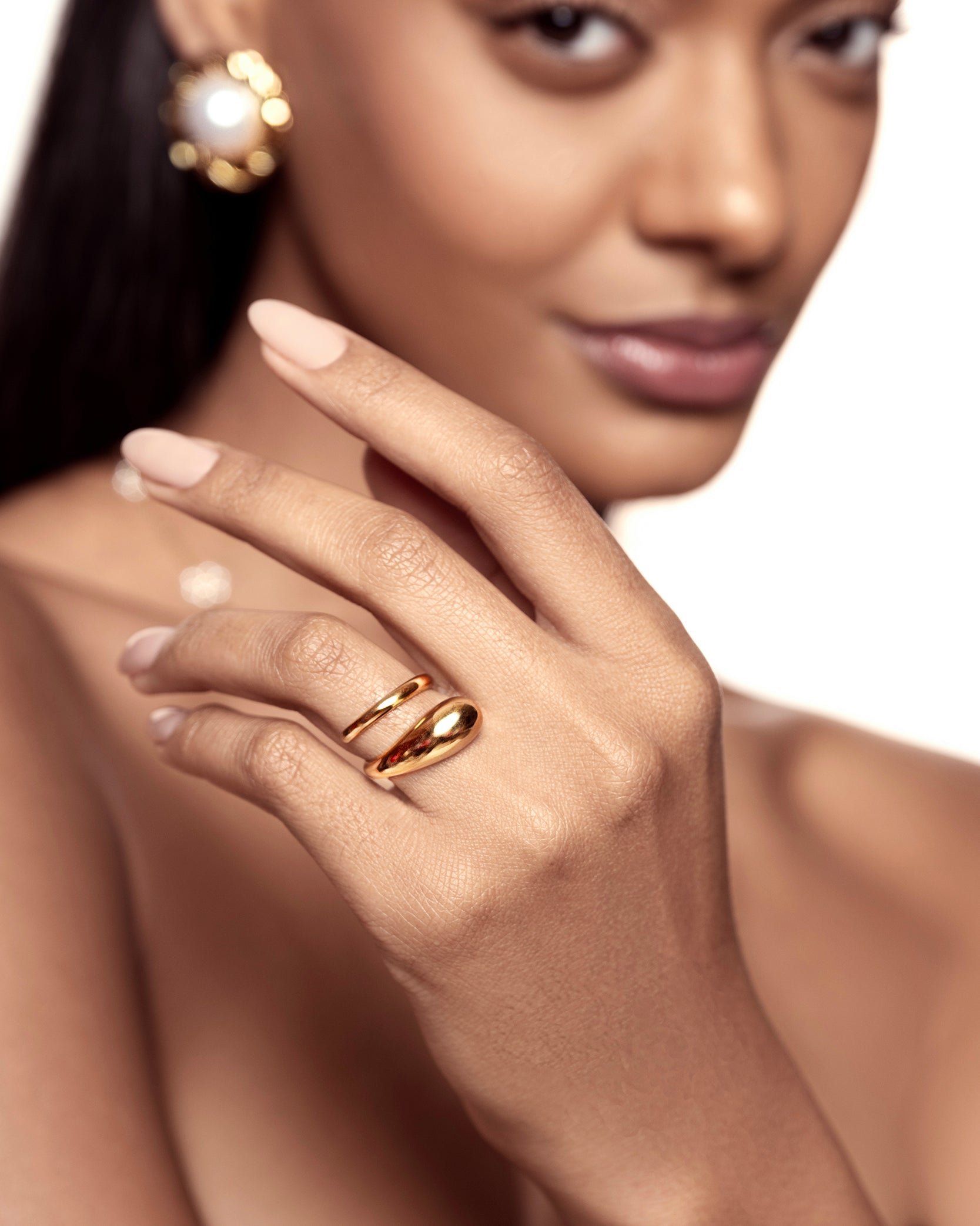 Incurve 18K Gold Plated Ring