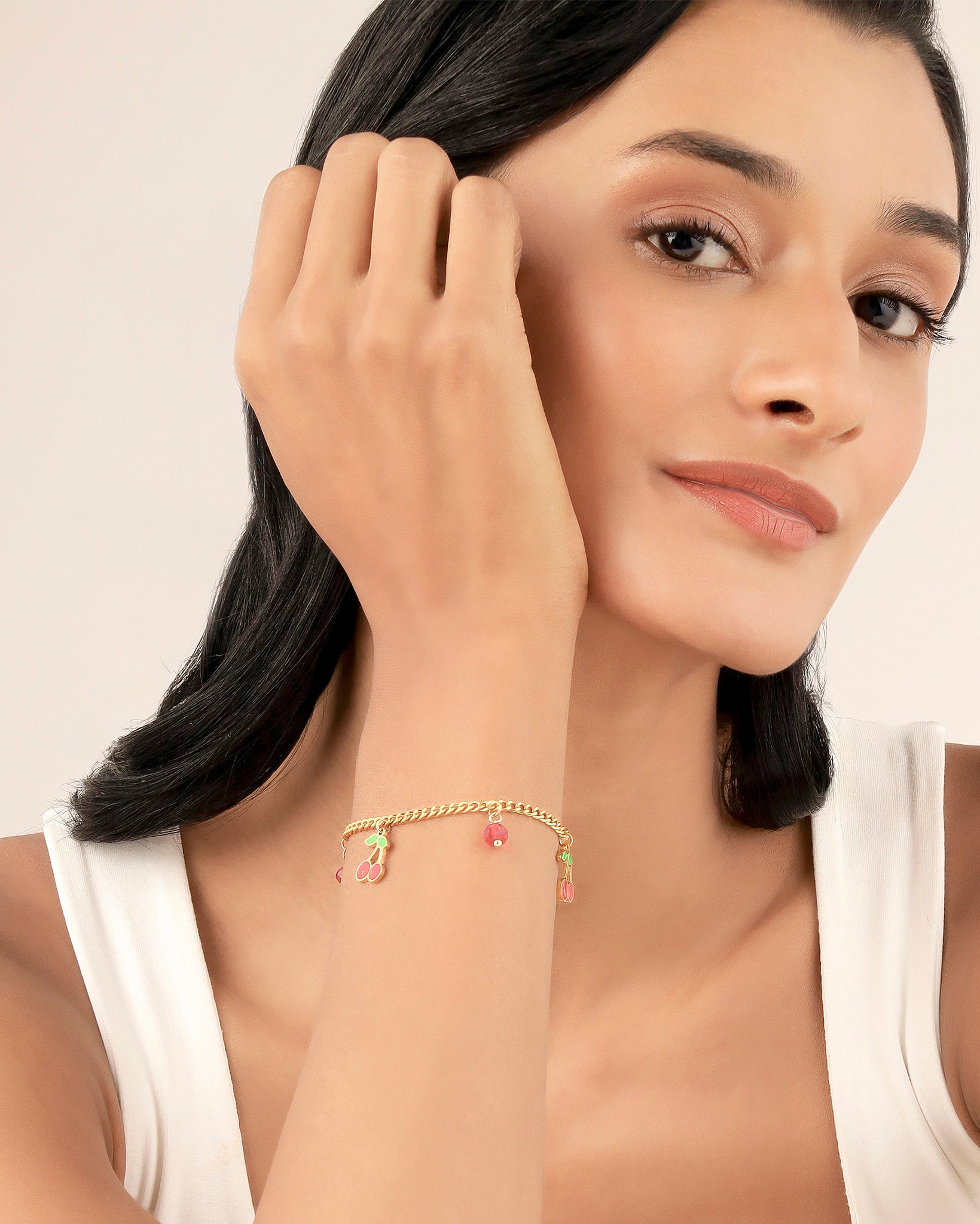 Petite Charm 18K Gold Plated Bracelet