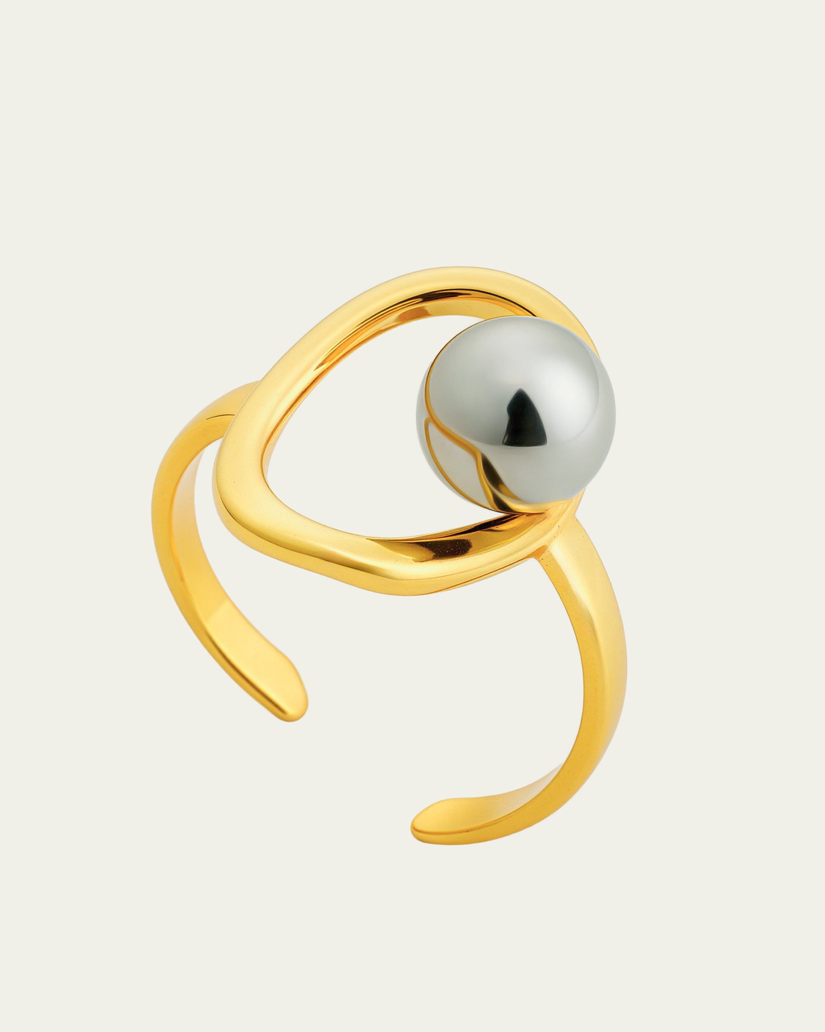 Nova 18K Gold Plated Ring