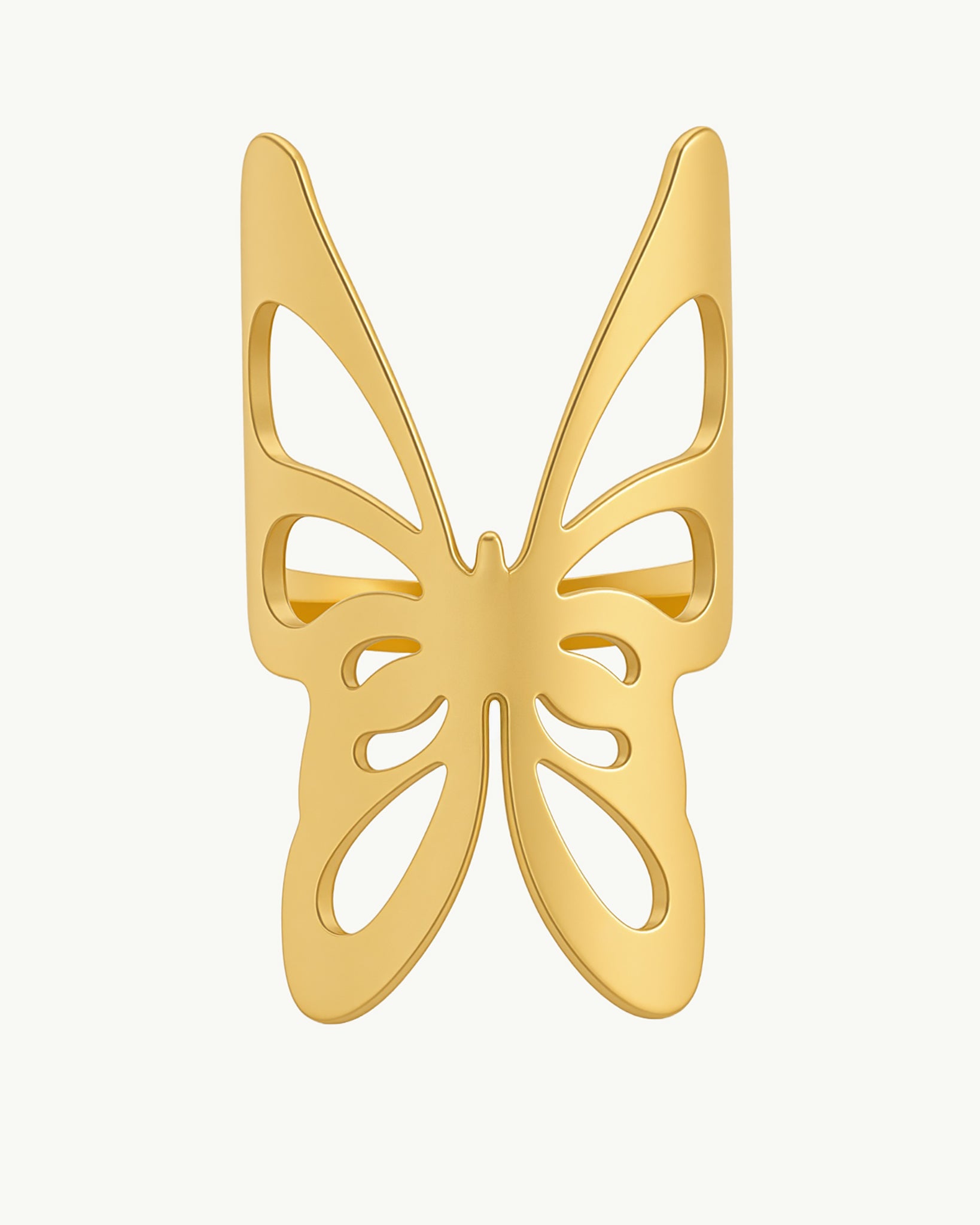 Butterfly 18K Gold Plated Ring