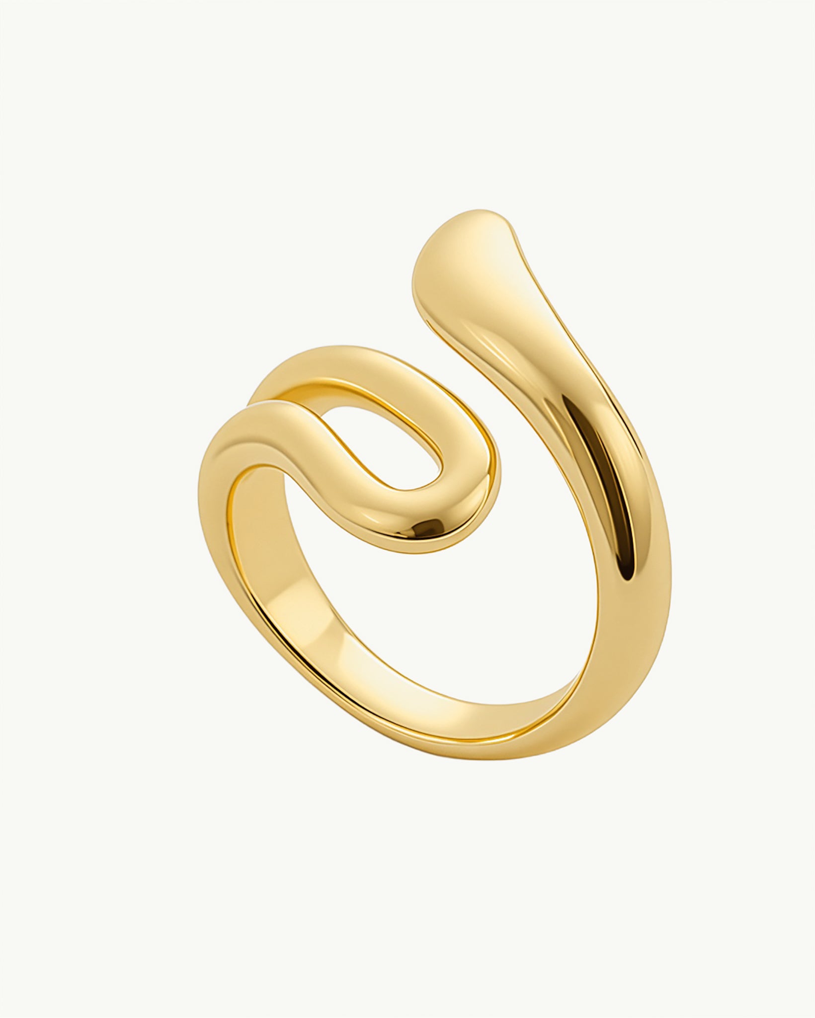Bold Statement 18K Gold Plated Ring