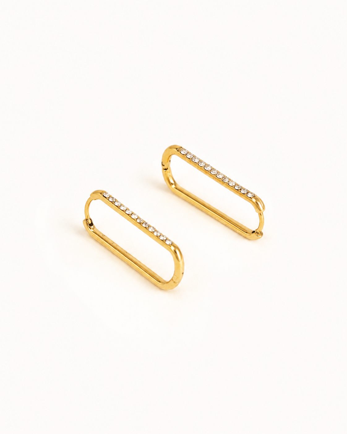 Evara Hoop 18K Gold Plated Earrings