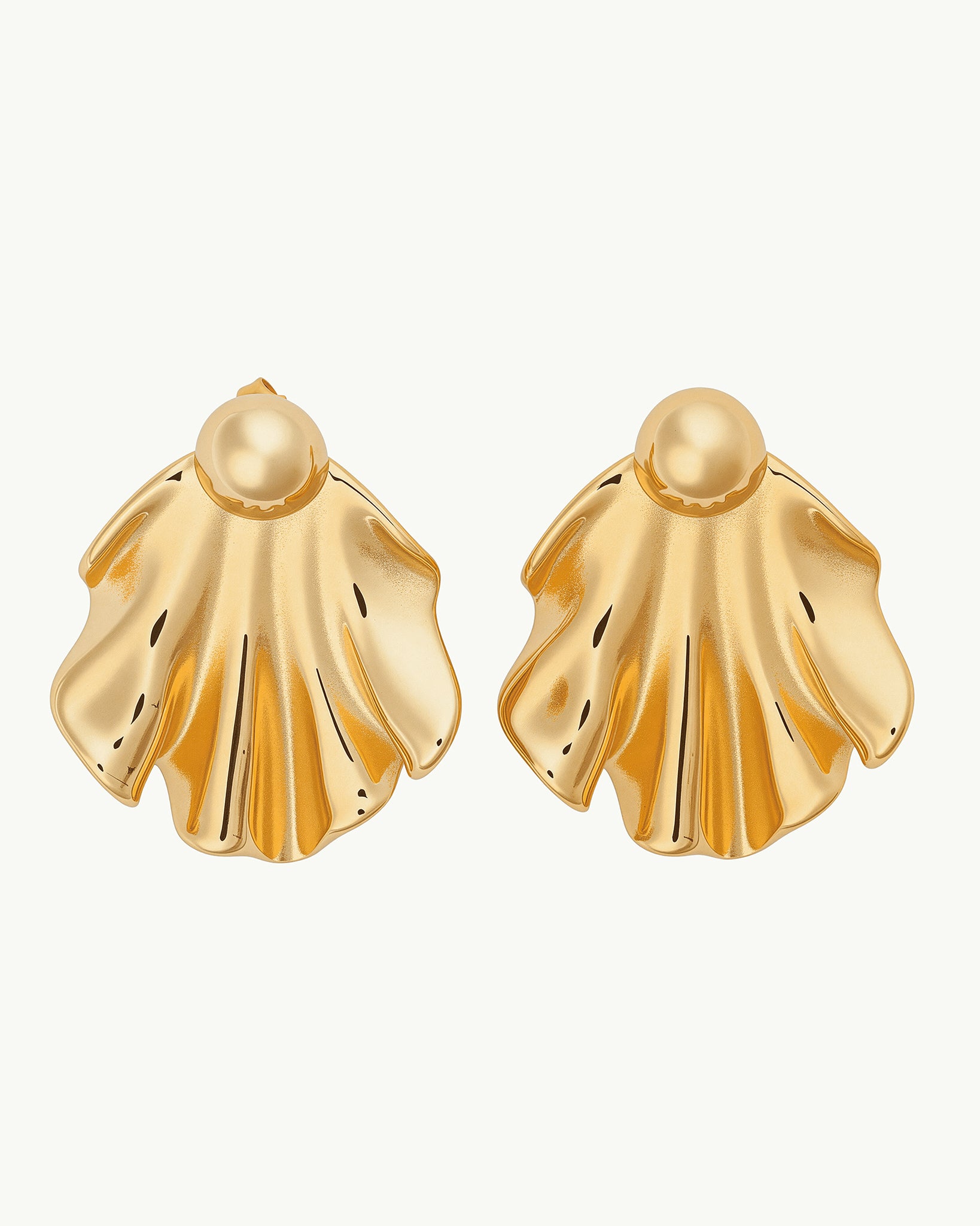Auric Veil 18K Gold Plated Earrings