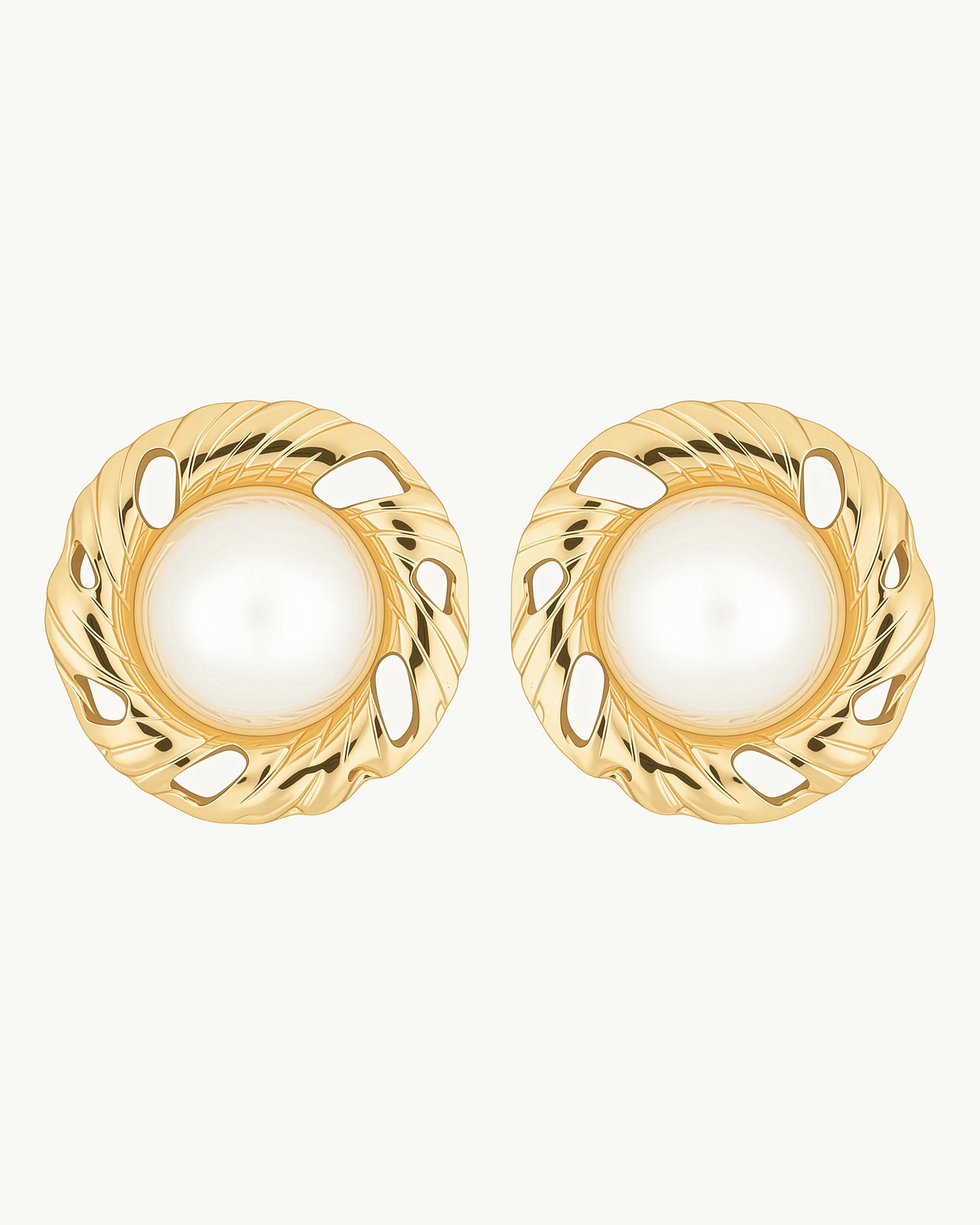 Perala Oro 18K Gold Plated Earrings