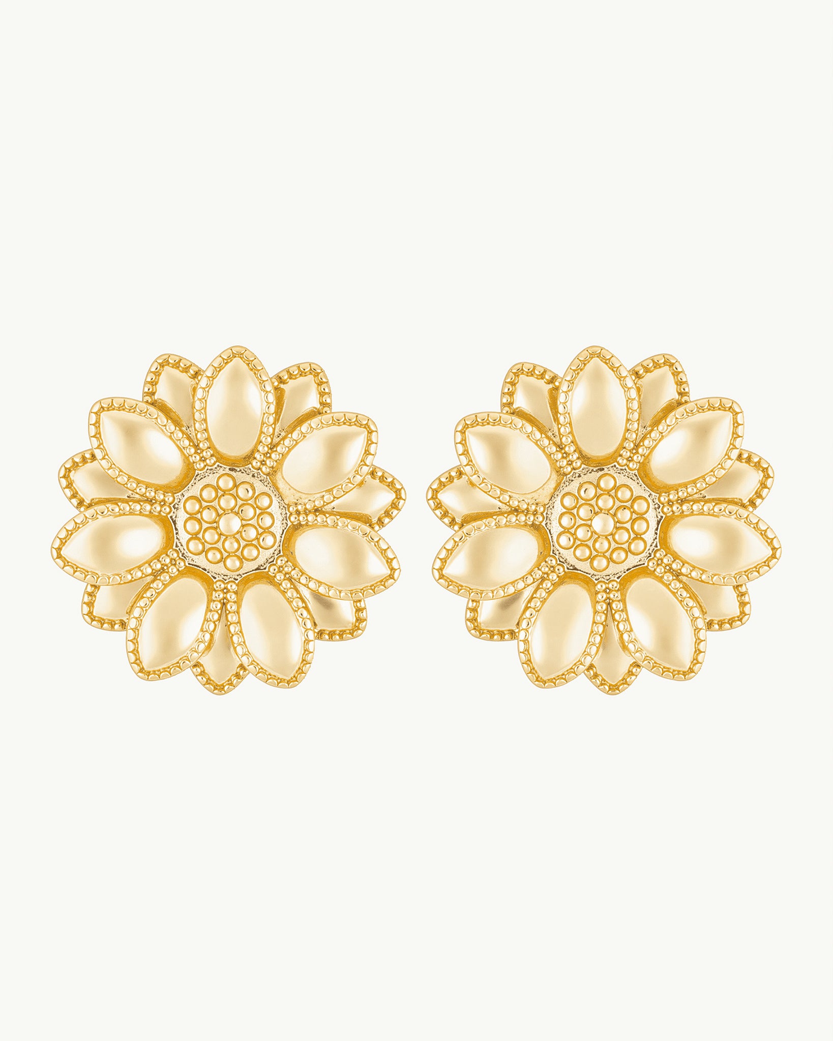 Sole Fiore 18K Gold Plated Earrings