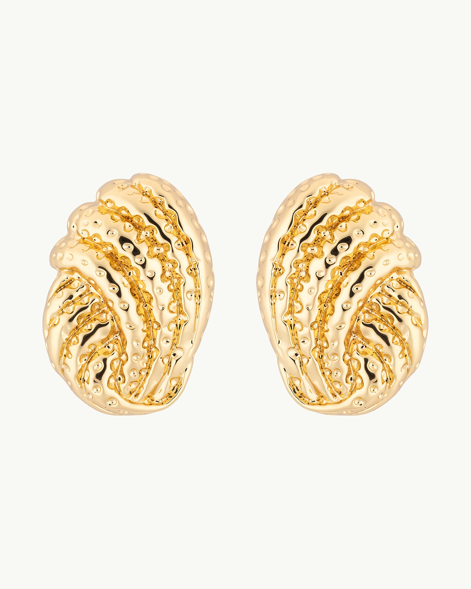 Costa Waves 18K Gold Plated Earrings