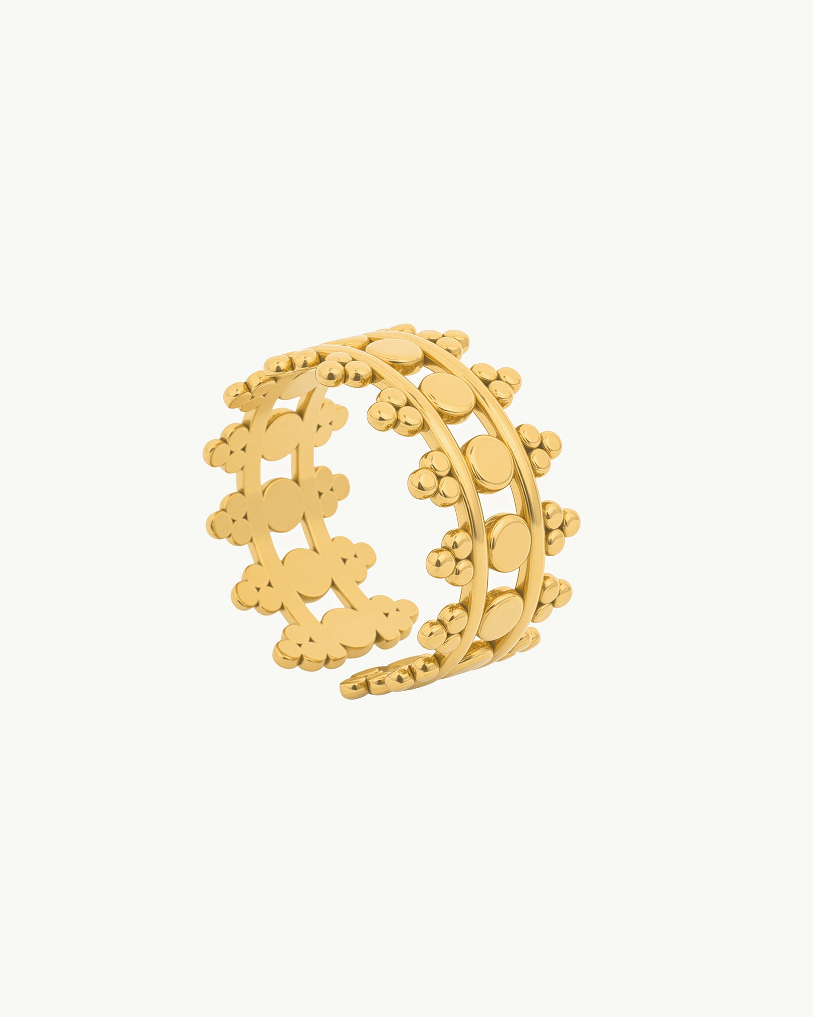 Gold Crown 18K Gold Plated Ring