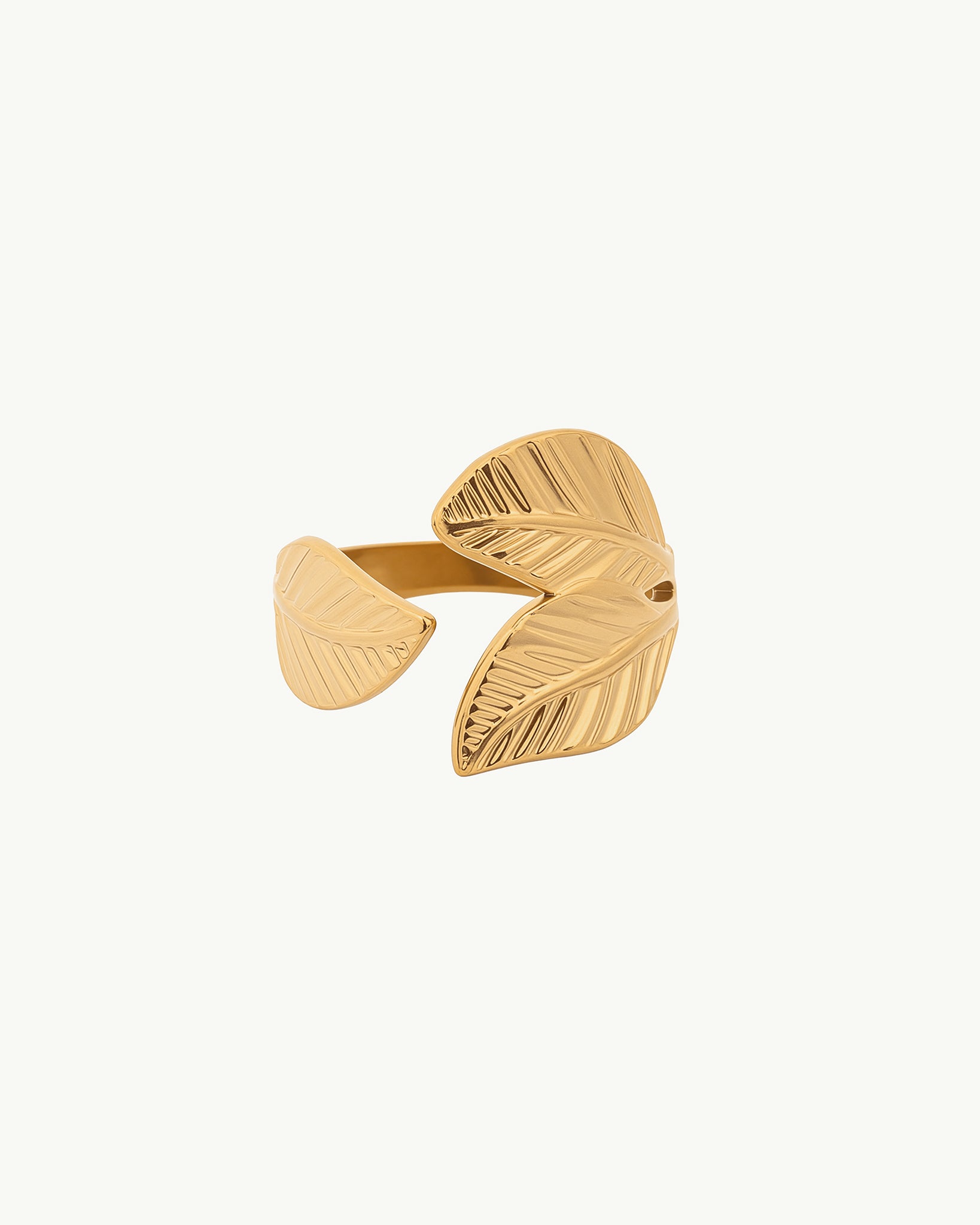 Aurum Leaf 18K Gold Plated Ring