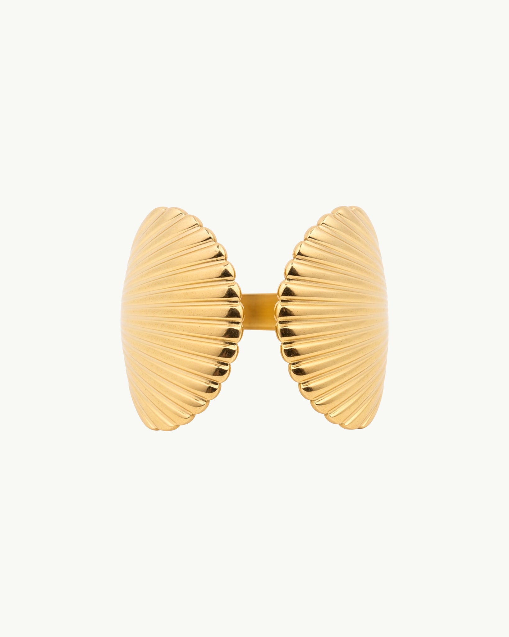 Gold Shell 18K Gold Plated Ring
