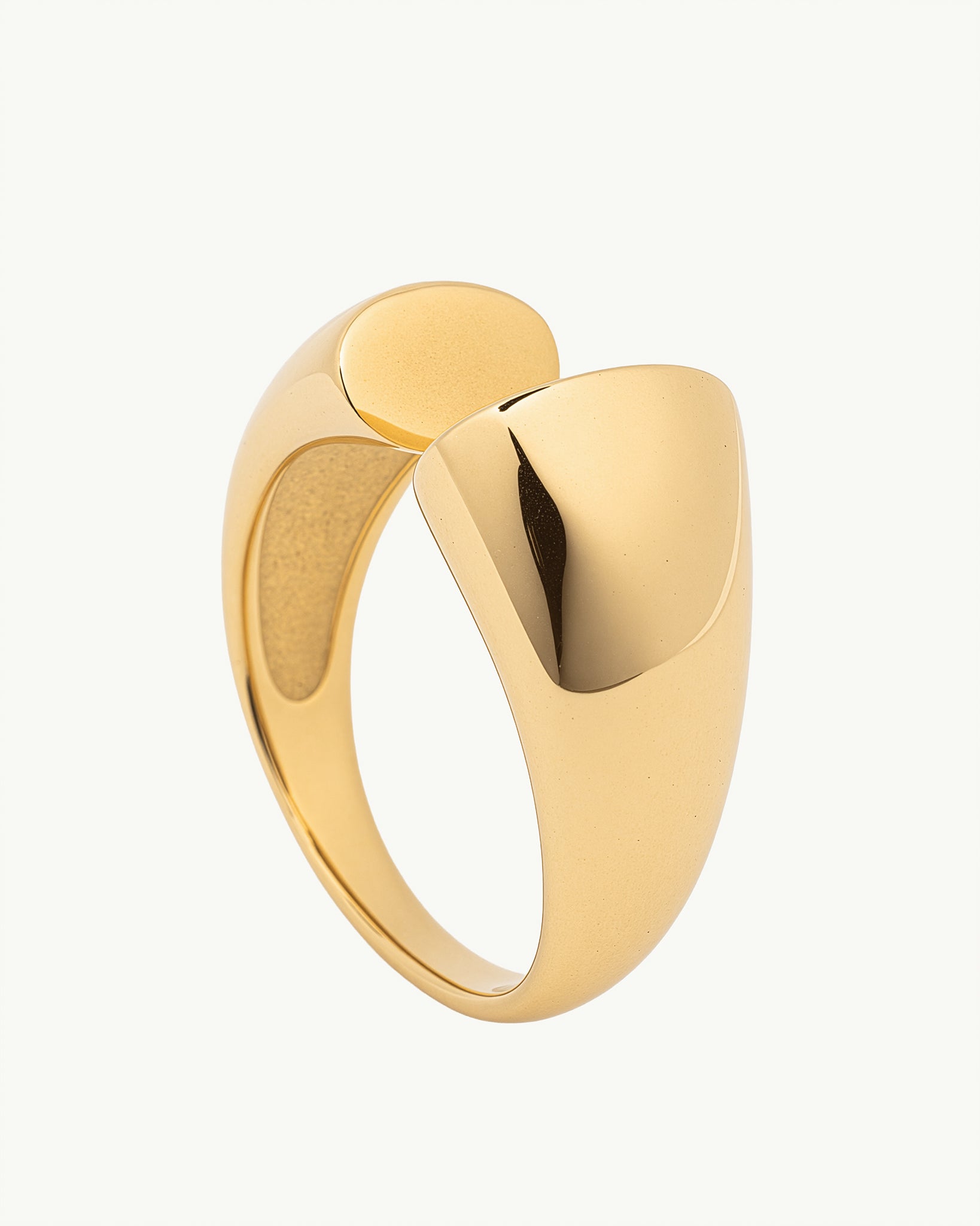 Open End 18K Gold Plated Ring