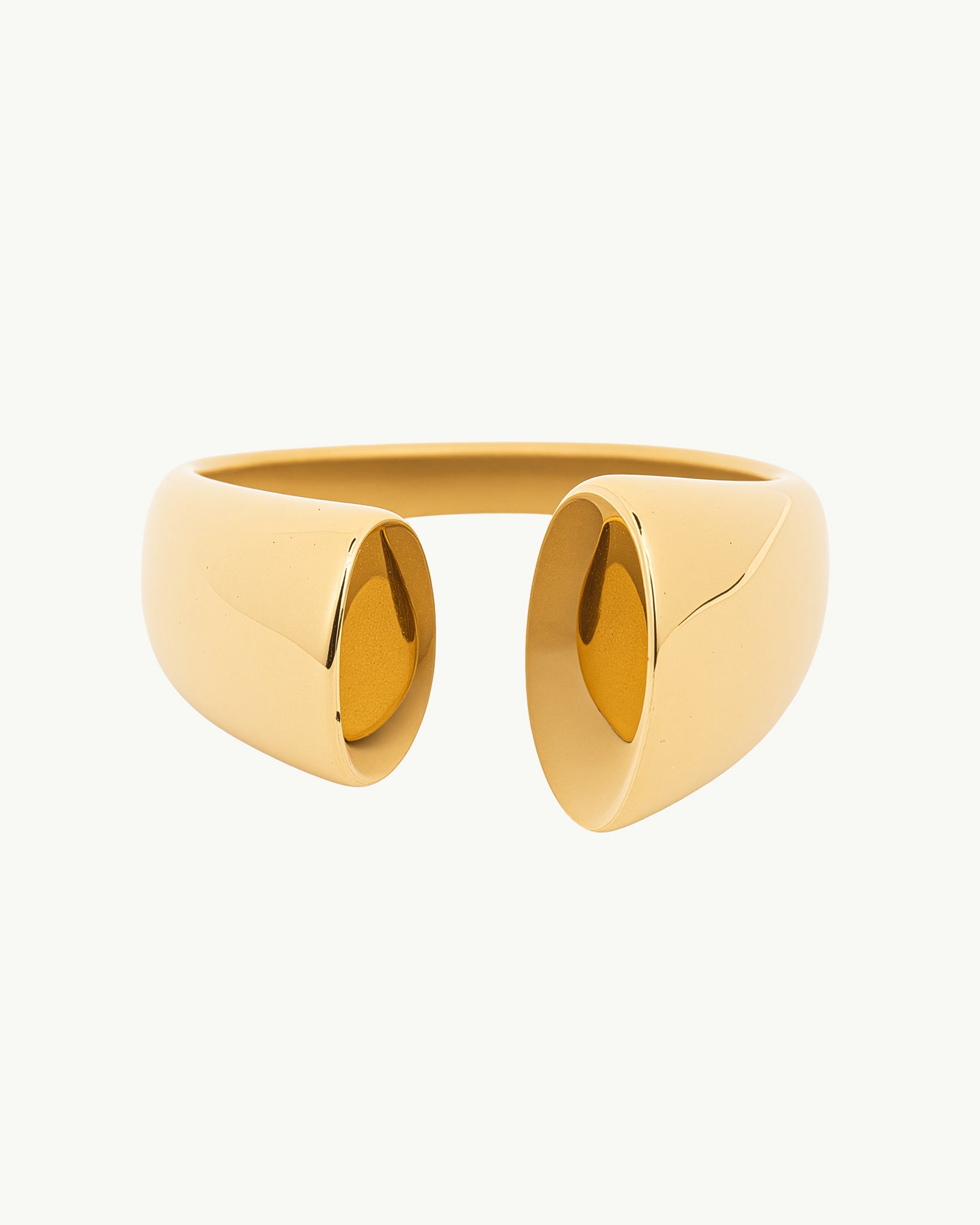 Open End 18K Gold Plated Ring