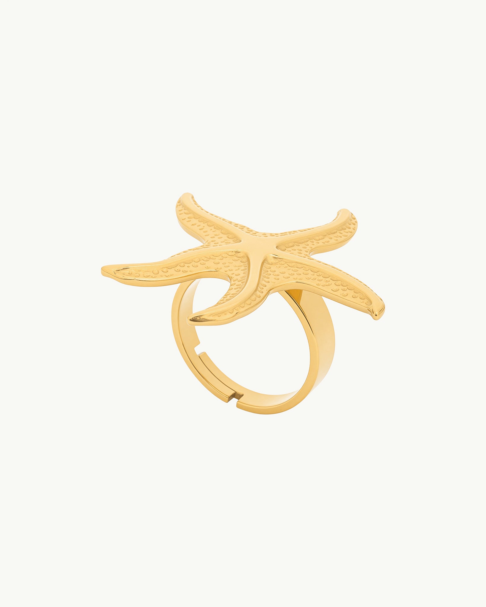 Starfish 18K Gold Plated Ring
