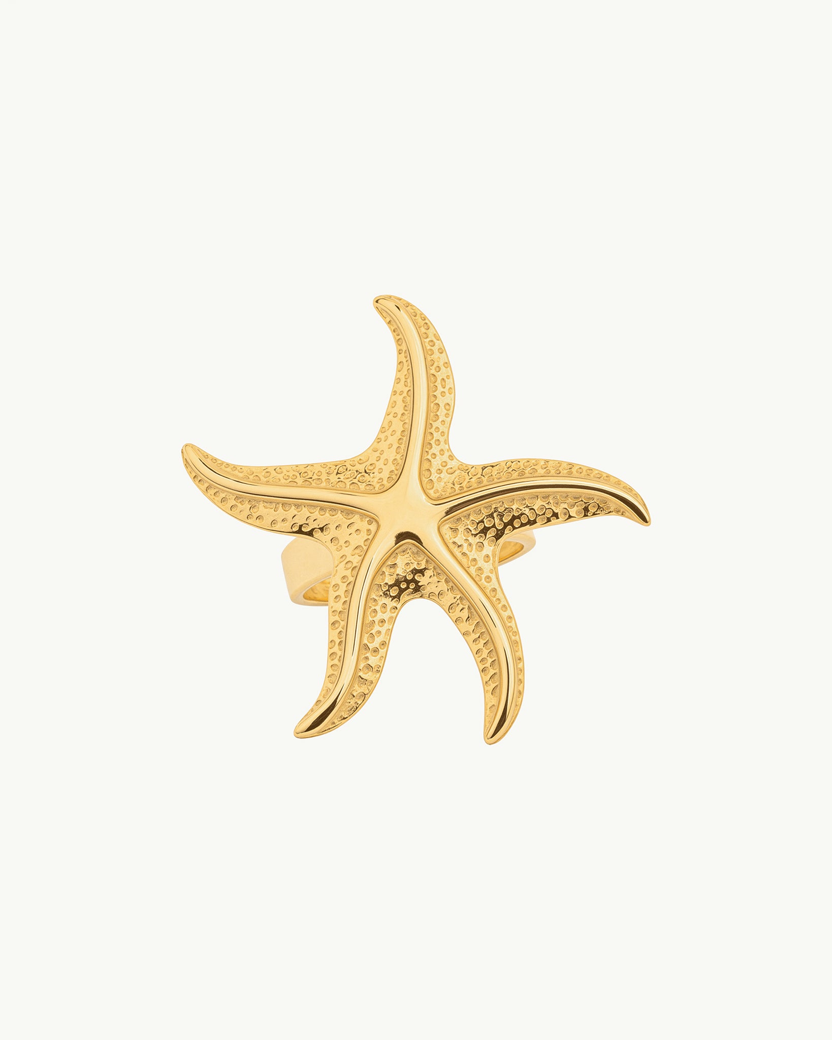 Starfish 18K Gold Plated Ring