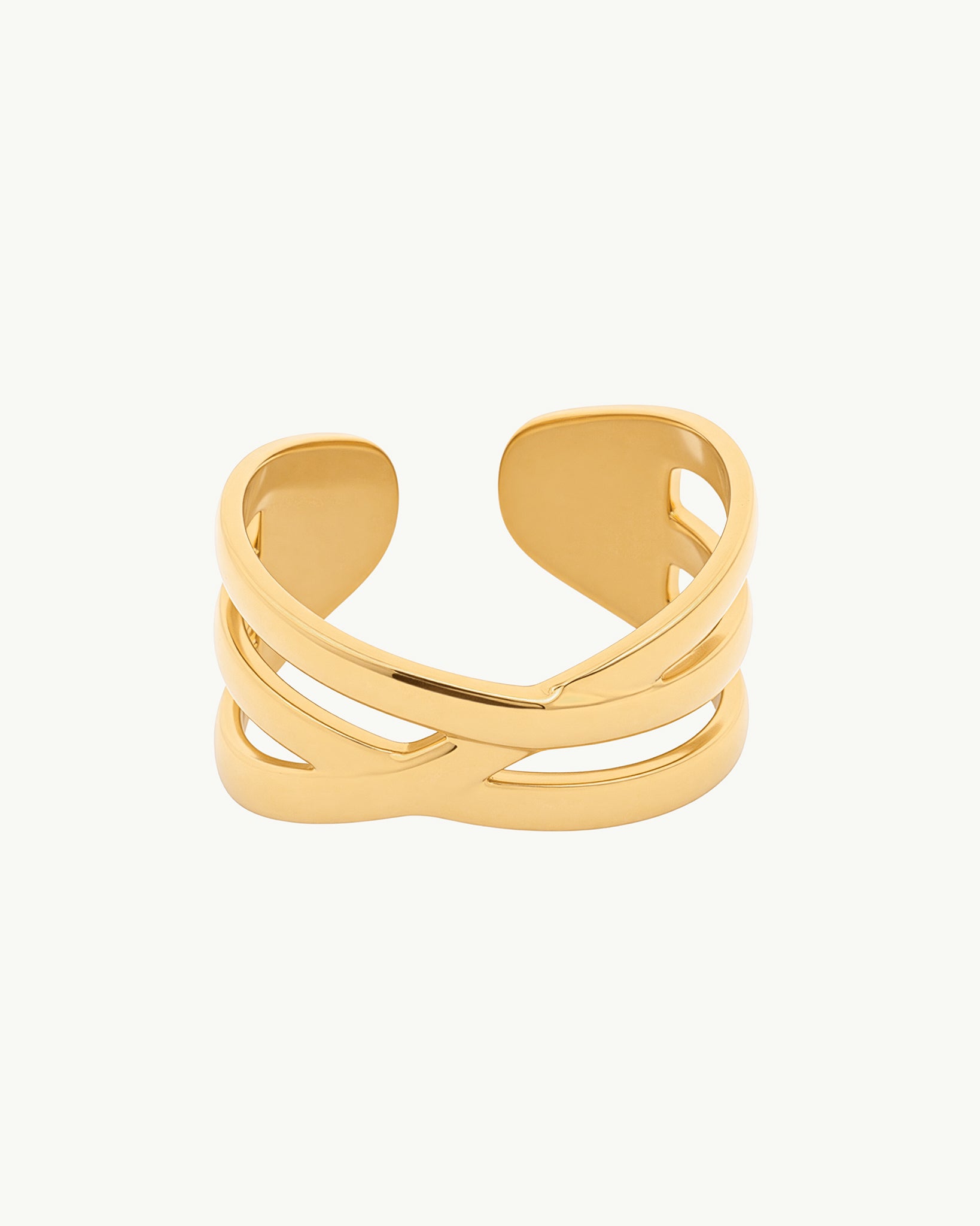 Infinity 18K Gold Plated Ring