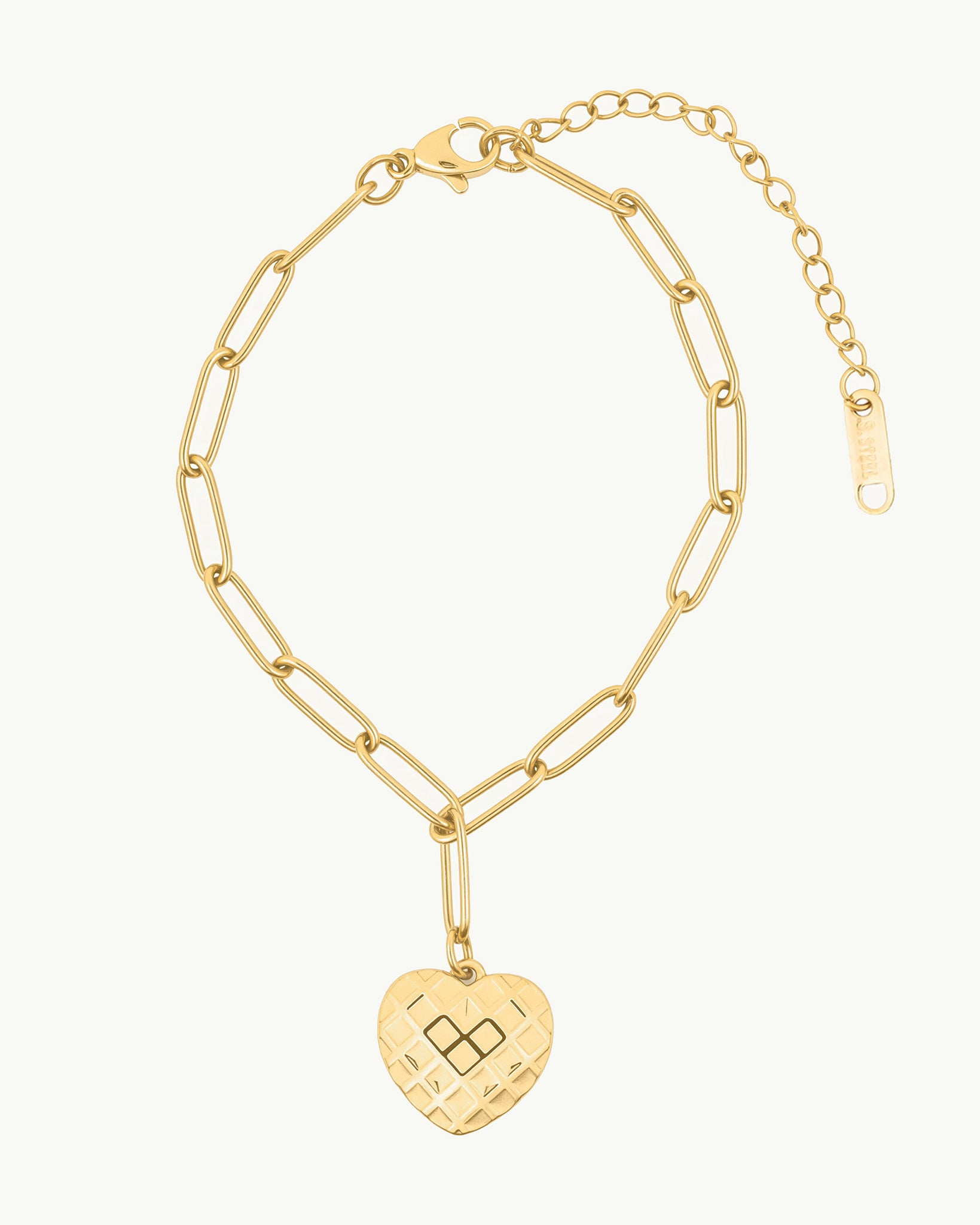 Grid of Love 18K Gold Plated Bracelet