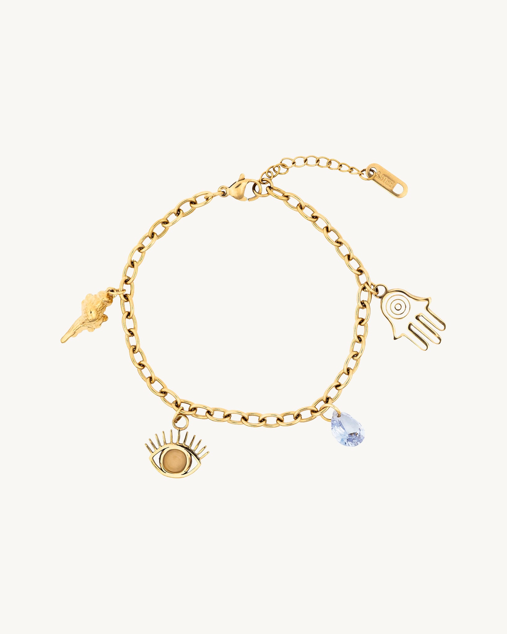 Mystic Charms 18K Gold Plated Bracelet